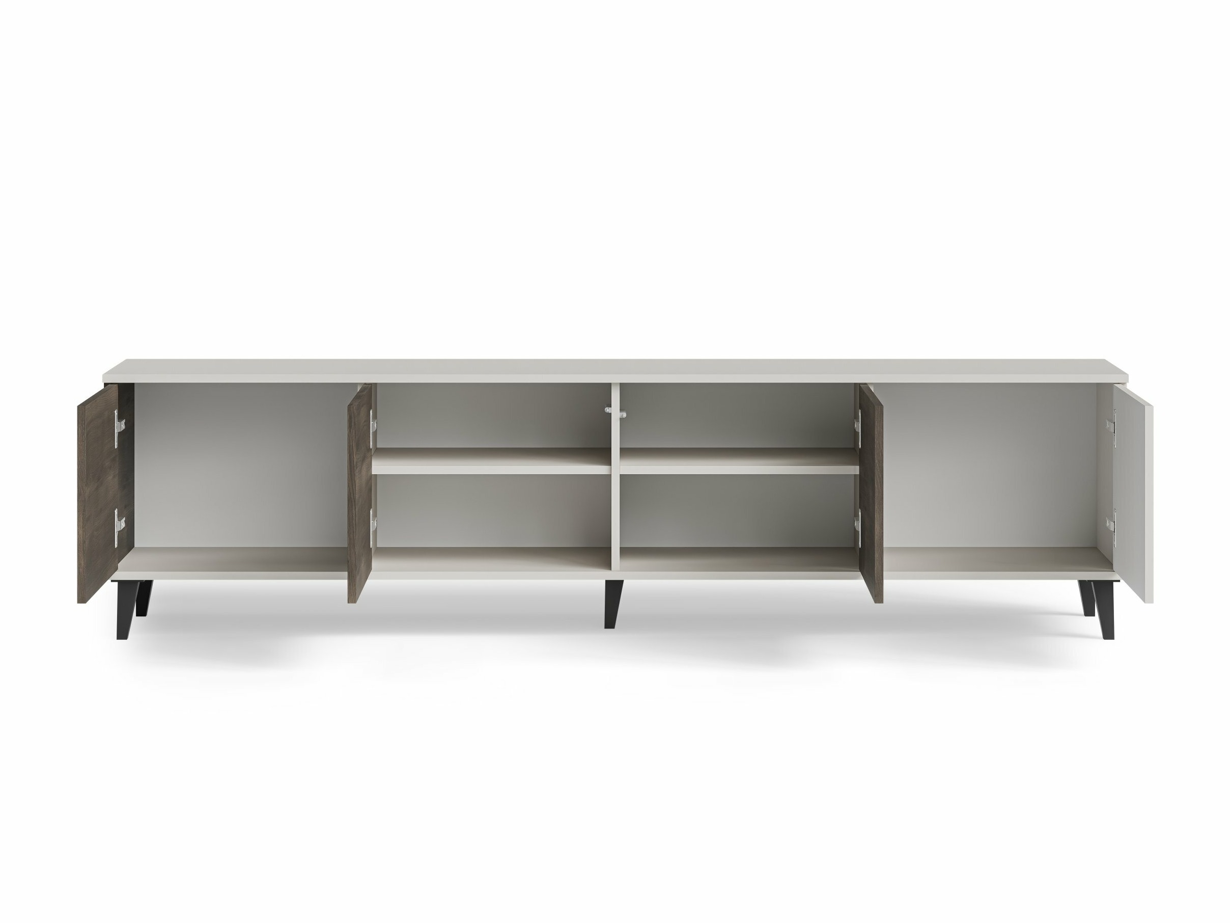 Meuble TV Luelia 114 (Noyer + Cachemire)