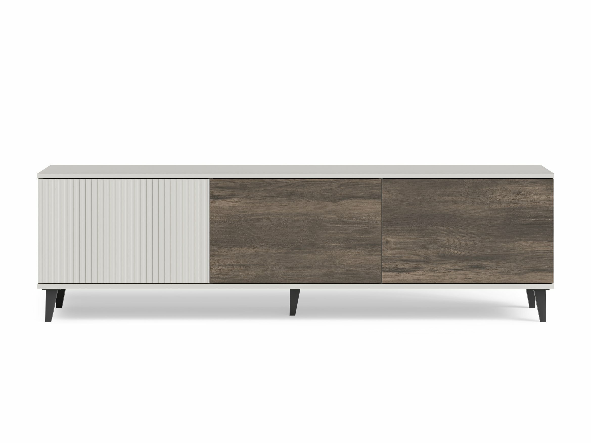 Meuble TV Luelia 115 (Noyer + Cachemire)