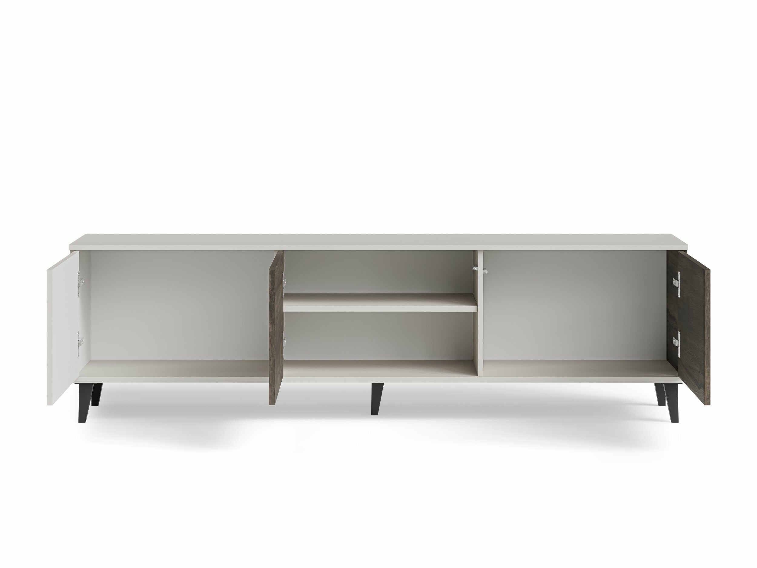 Meuble TV Luelia 115 (Noyer + Cachemire)