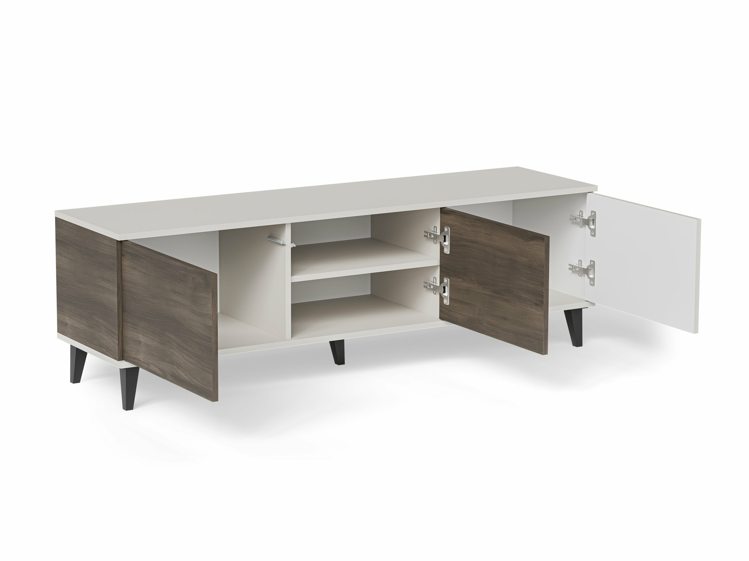 Meuble TV Luelia 116 (Noyer + Cachemire)