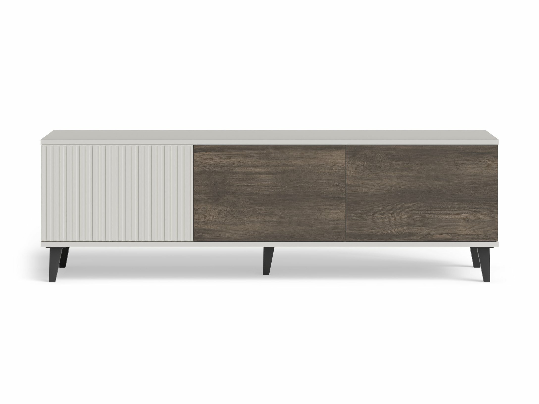 Meuble TV Luelia 116 (Noyer + Cachemire)