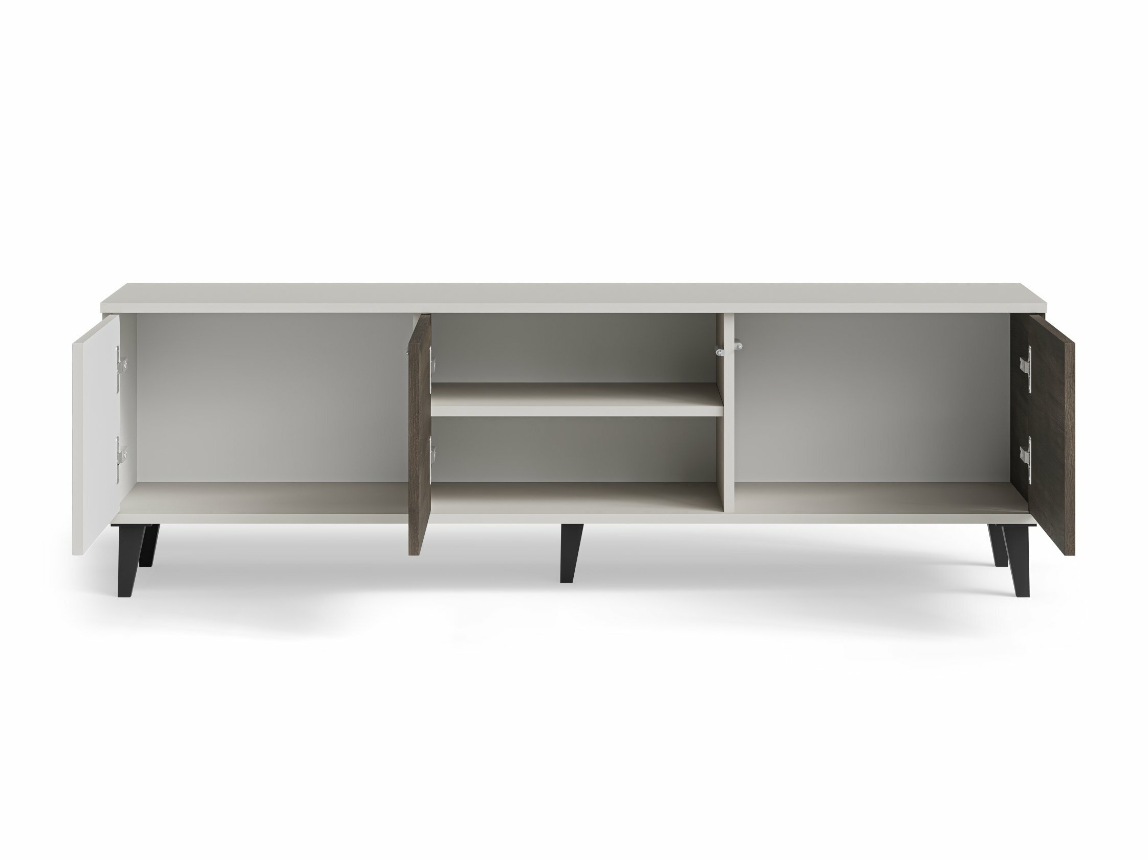 Meuble TV Luelia 116 (Noyer + Cachemire)