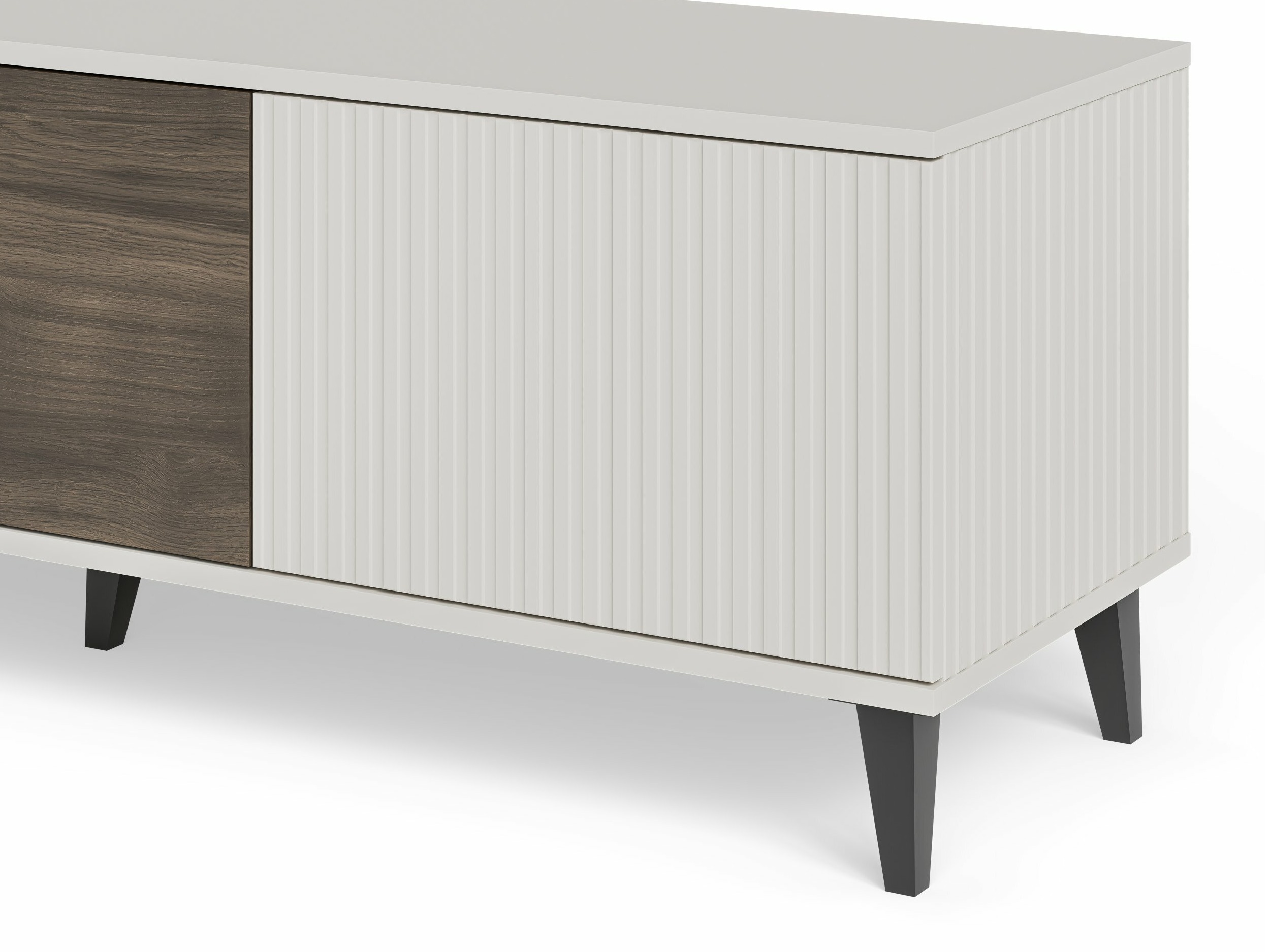 Meuble TV Luelia 116 (Noyer + Cachemire)