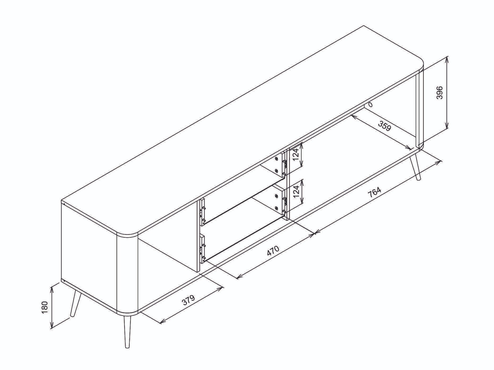 Meuble TV Levliva 101