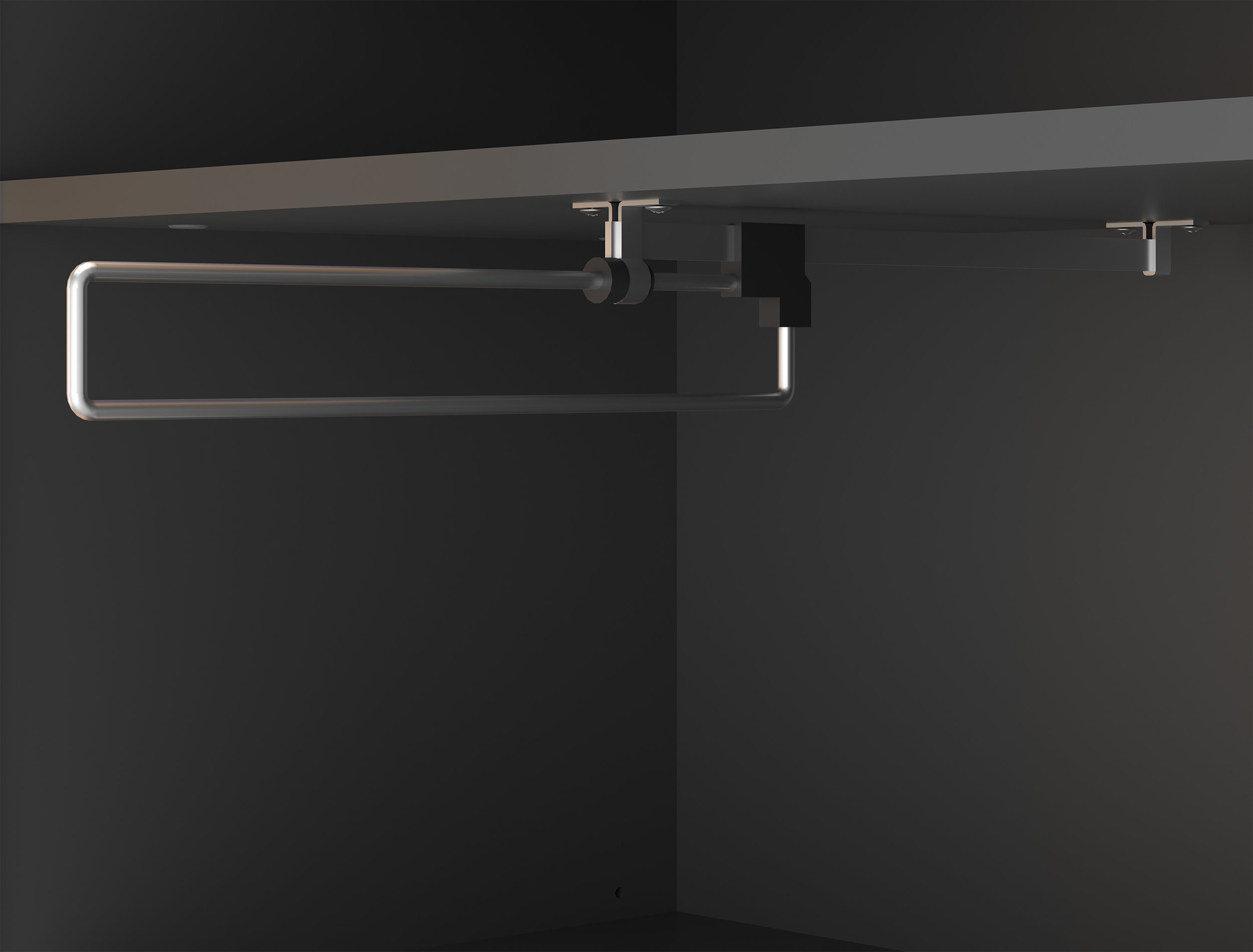 Armoire Venlori 118 (Chêne Artisan + Anthracite)