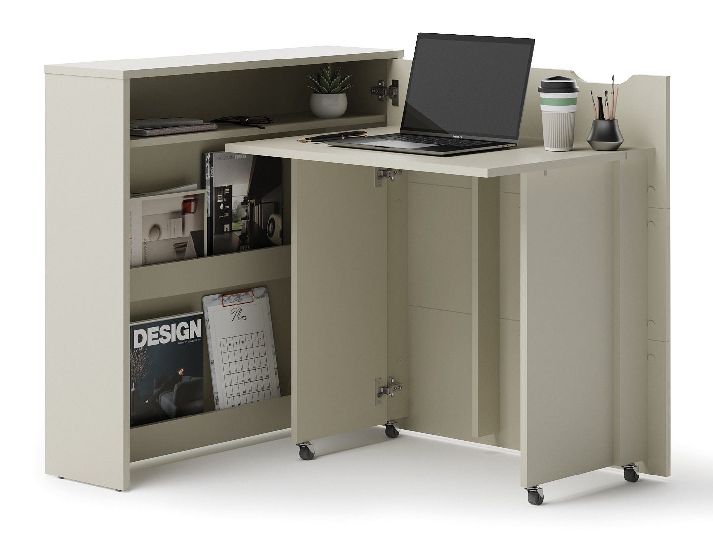 Bureau d'angle Concept Lenart II (Cachemire)