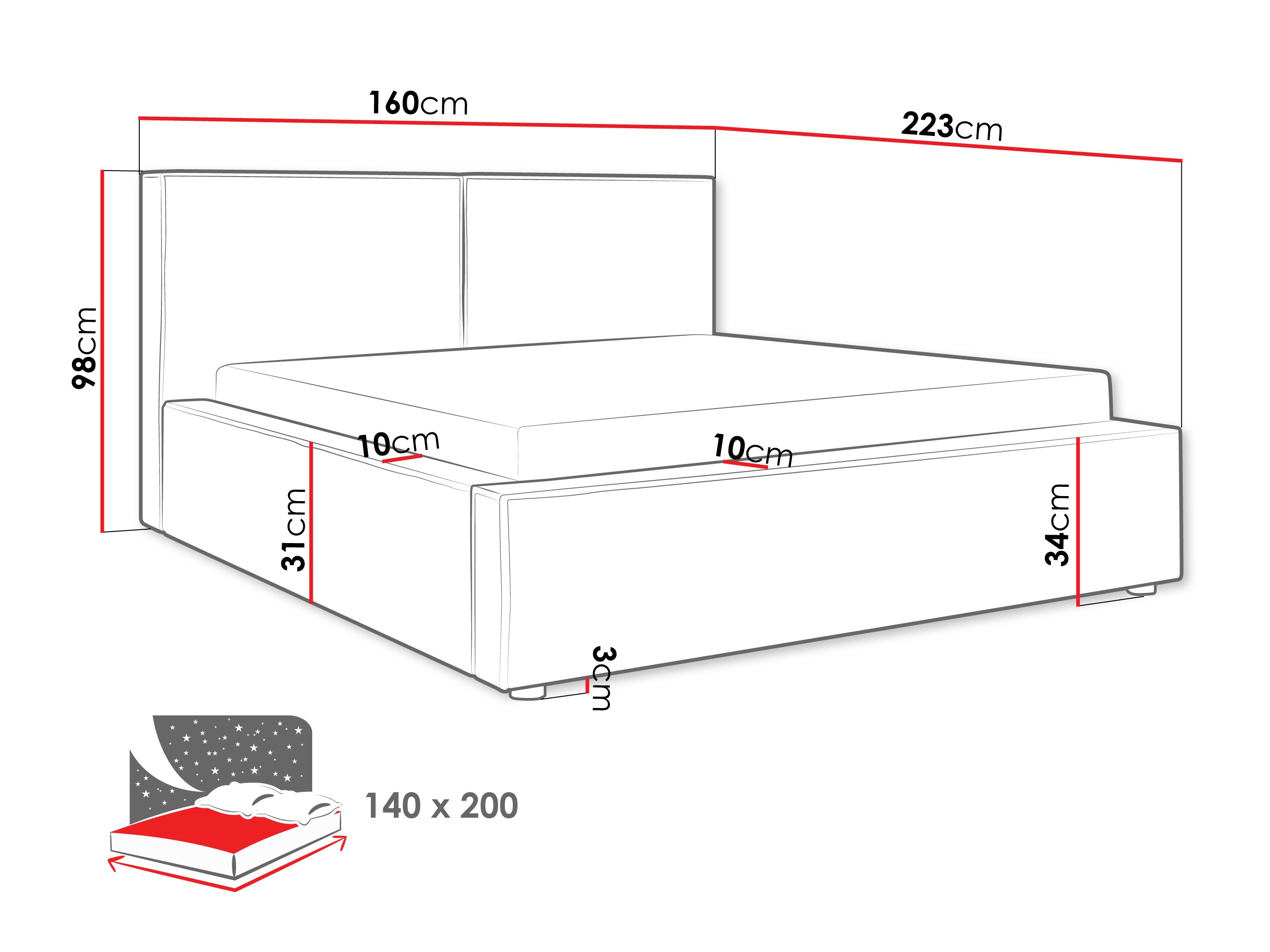 Lit TrendyNest Pelagia (Coral 75)