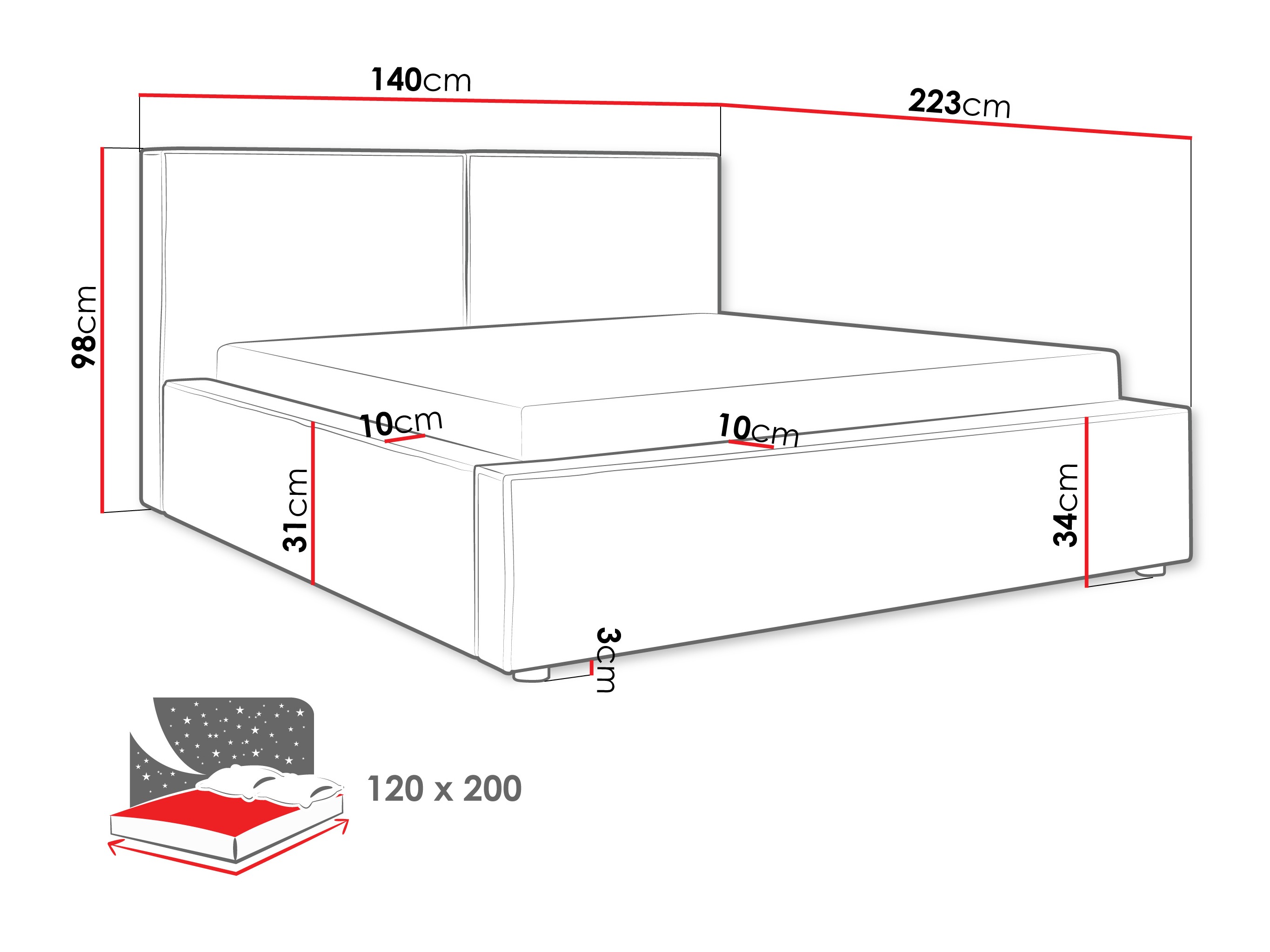 Lit TrendyNest Pelagia (Coral 80)