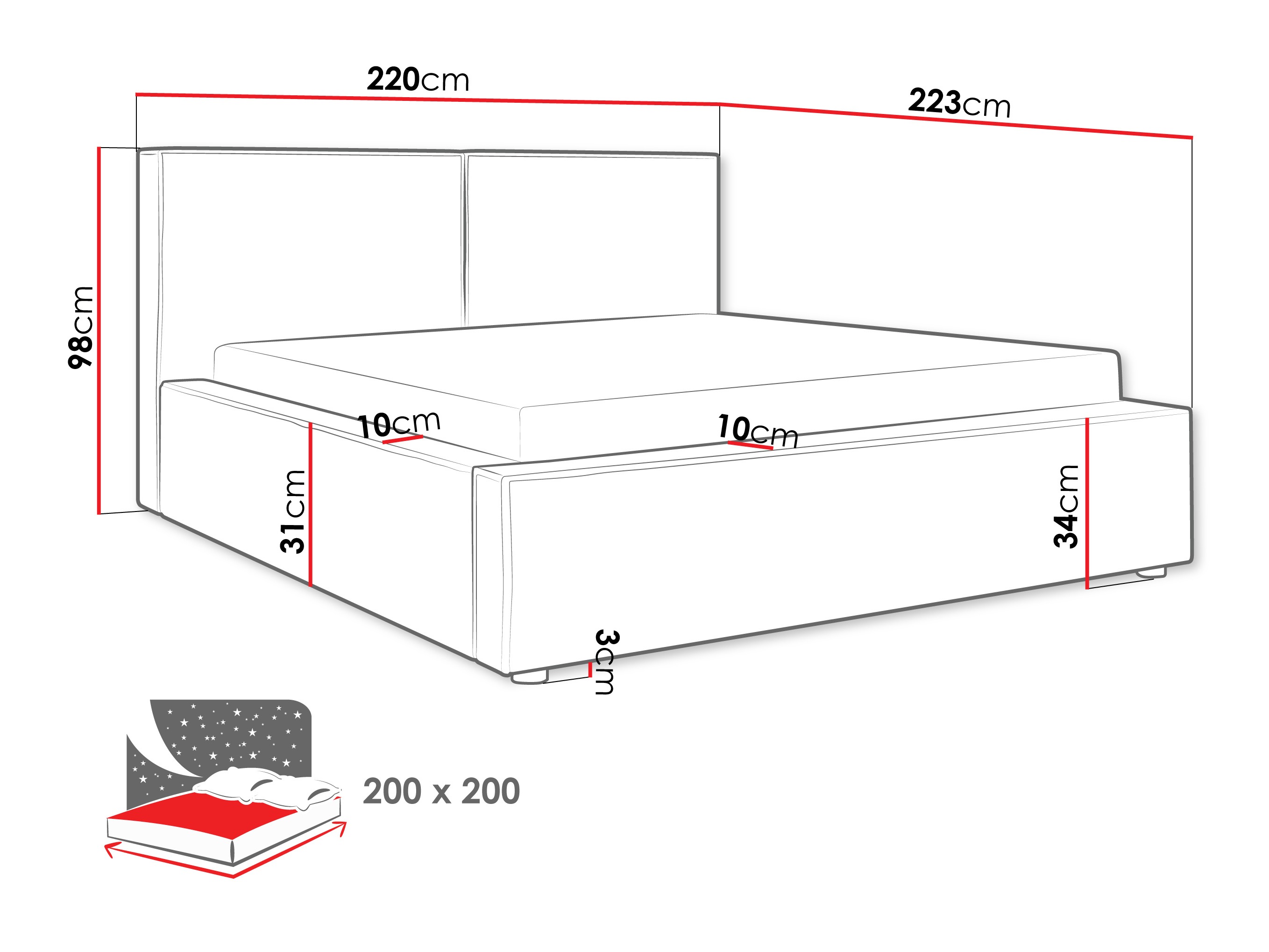 Lit TrendyNest Pelagia (Coral 80)