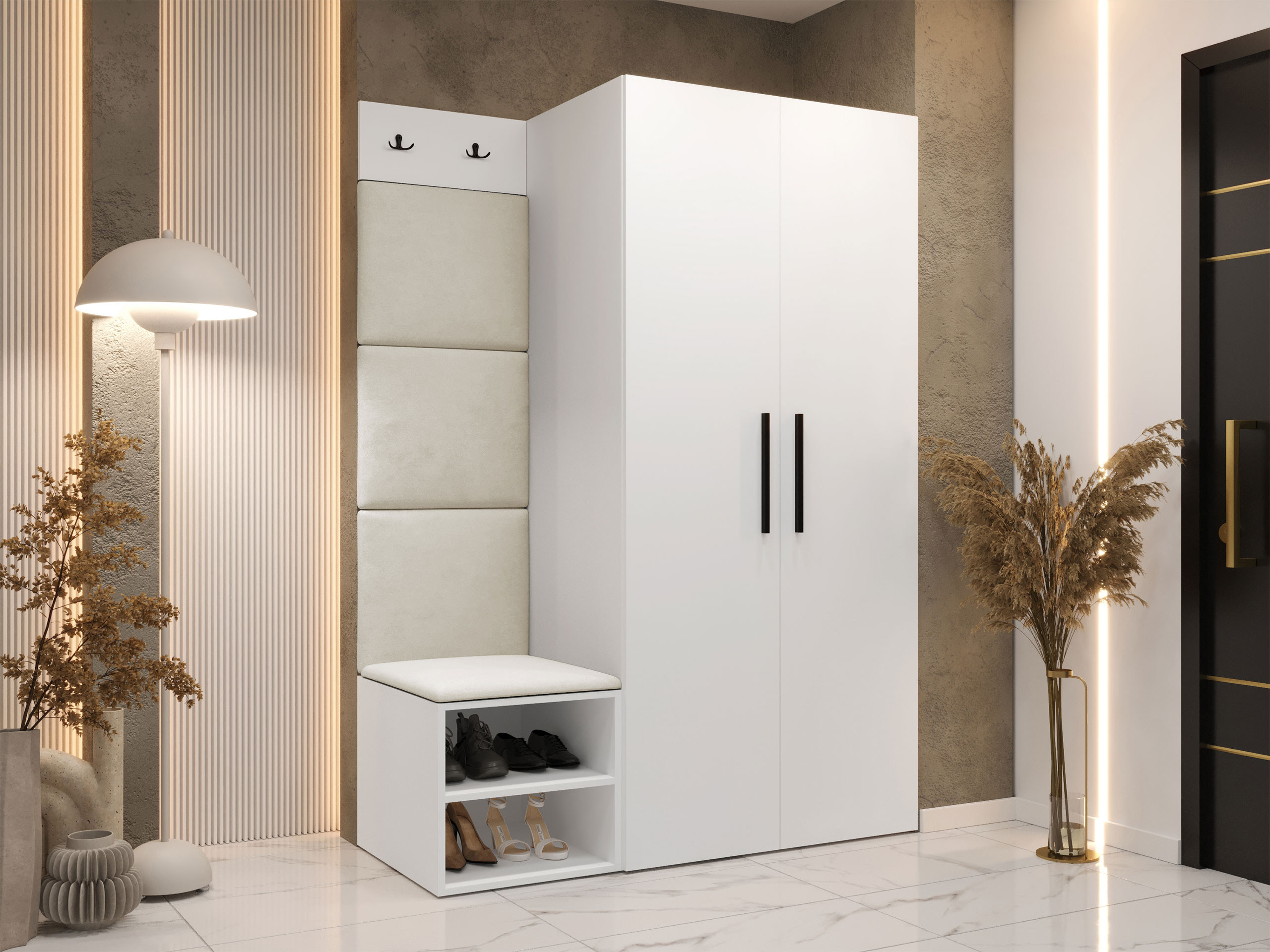 Meuble d'entrée Hartford 523 (Blanc)