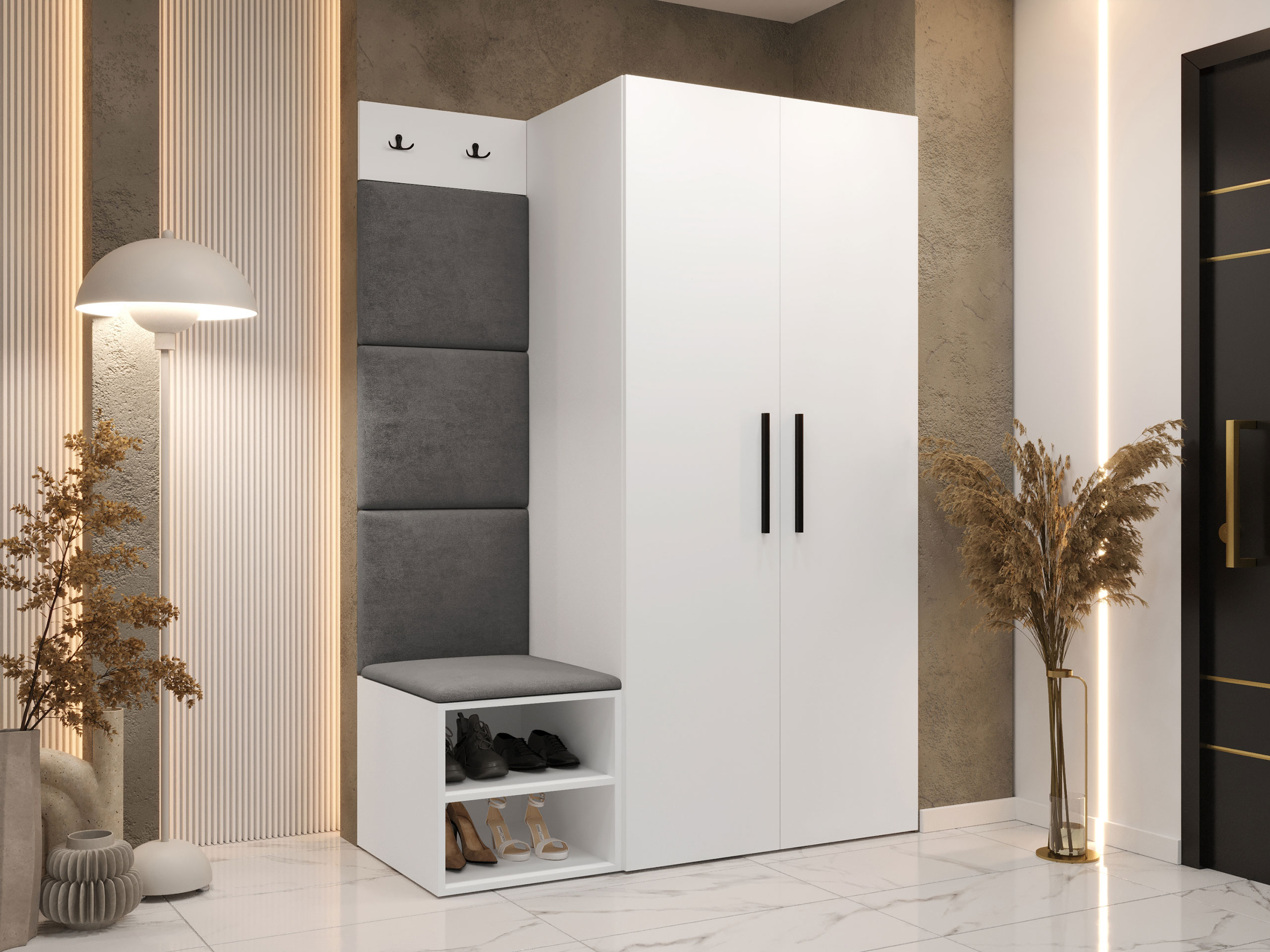 Meuble d'entrée Hartford 523 (Blanc)