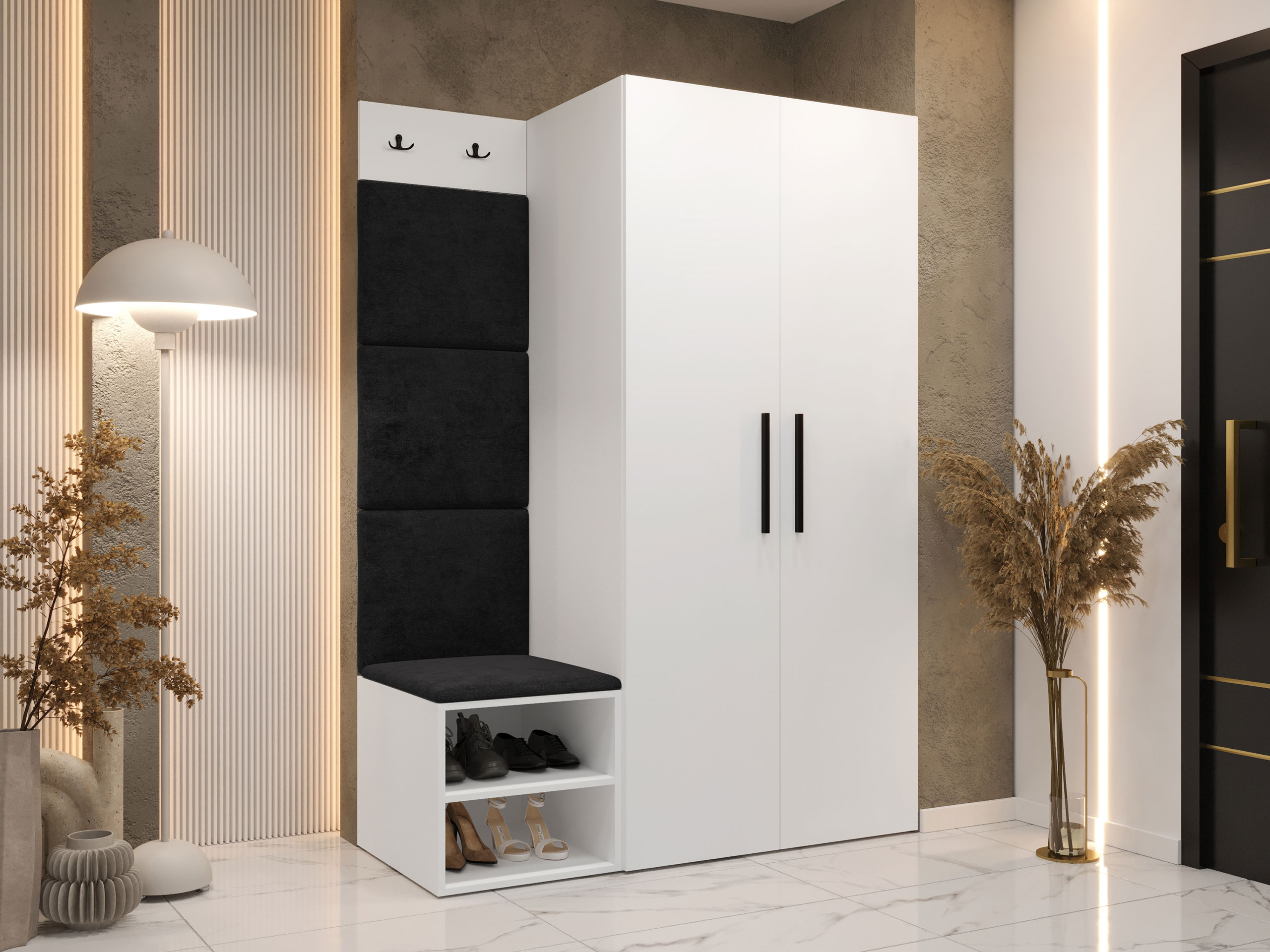 Meuble d'entrée Hartford 523 (Blanc)