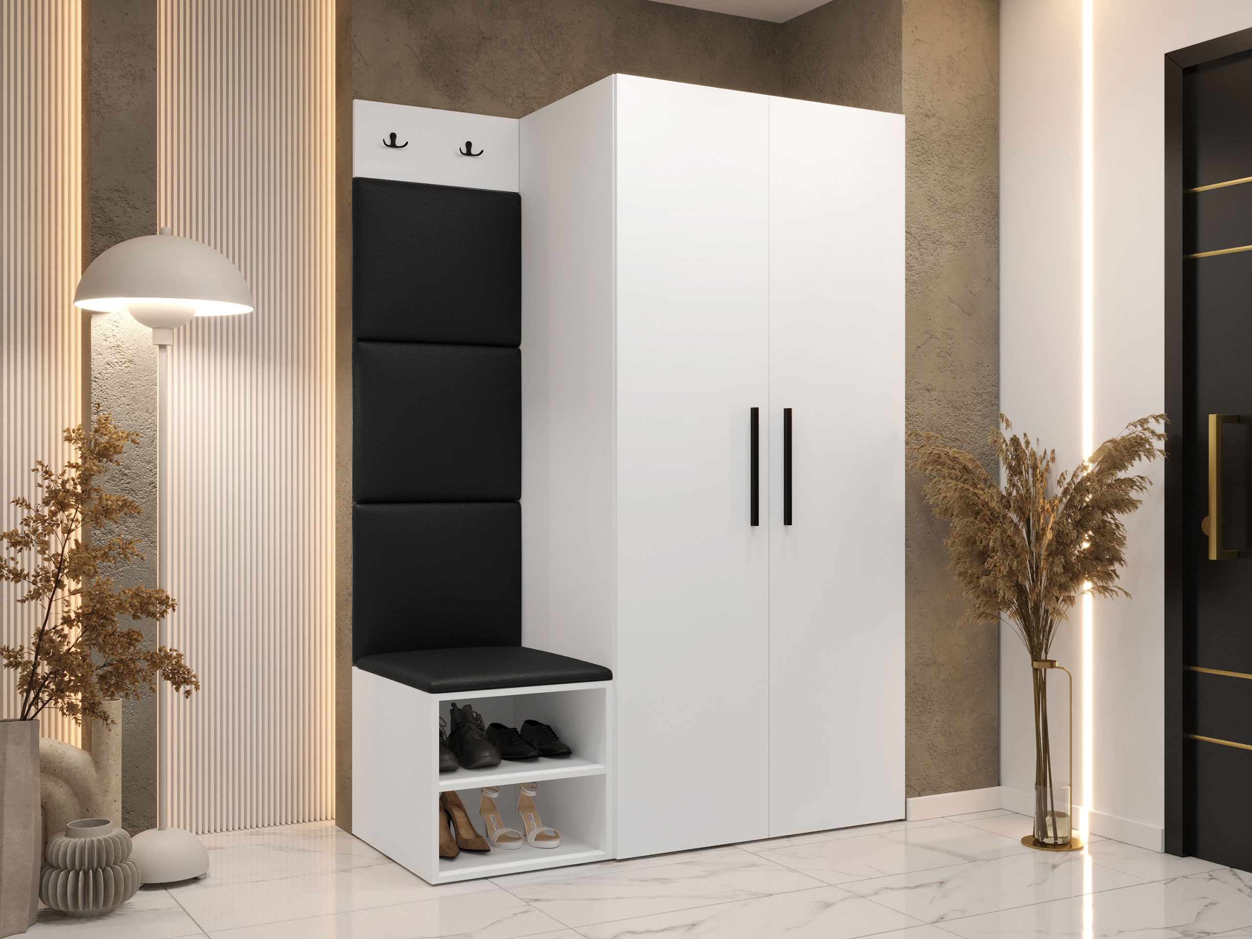 Meuble d'entrée Hartford 523 (Blanc)