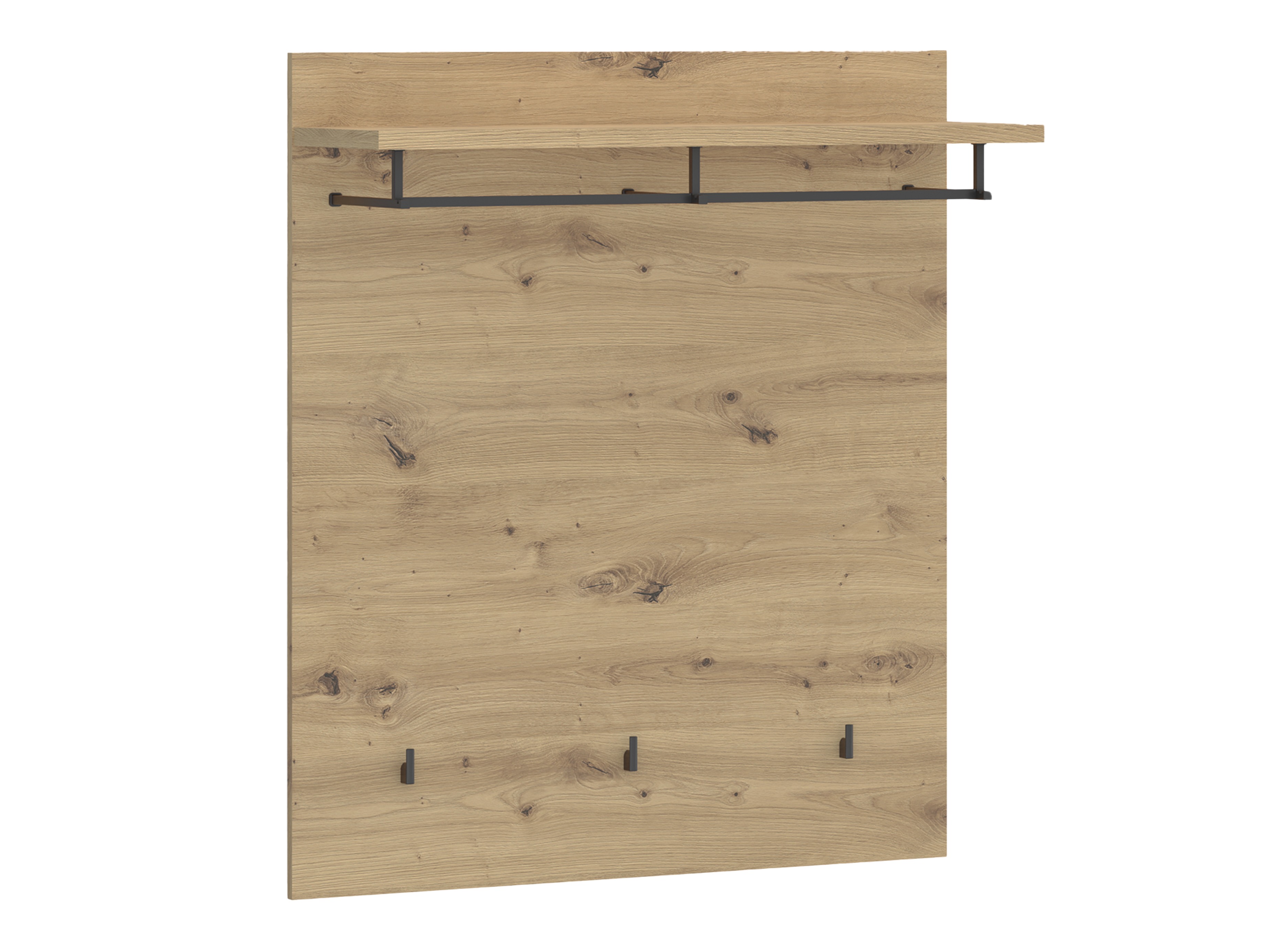 Meuble d'entrée Venlori 119 (Chêne Artisan + Anthracite)