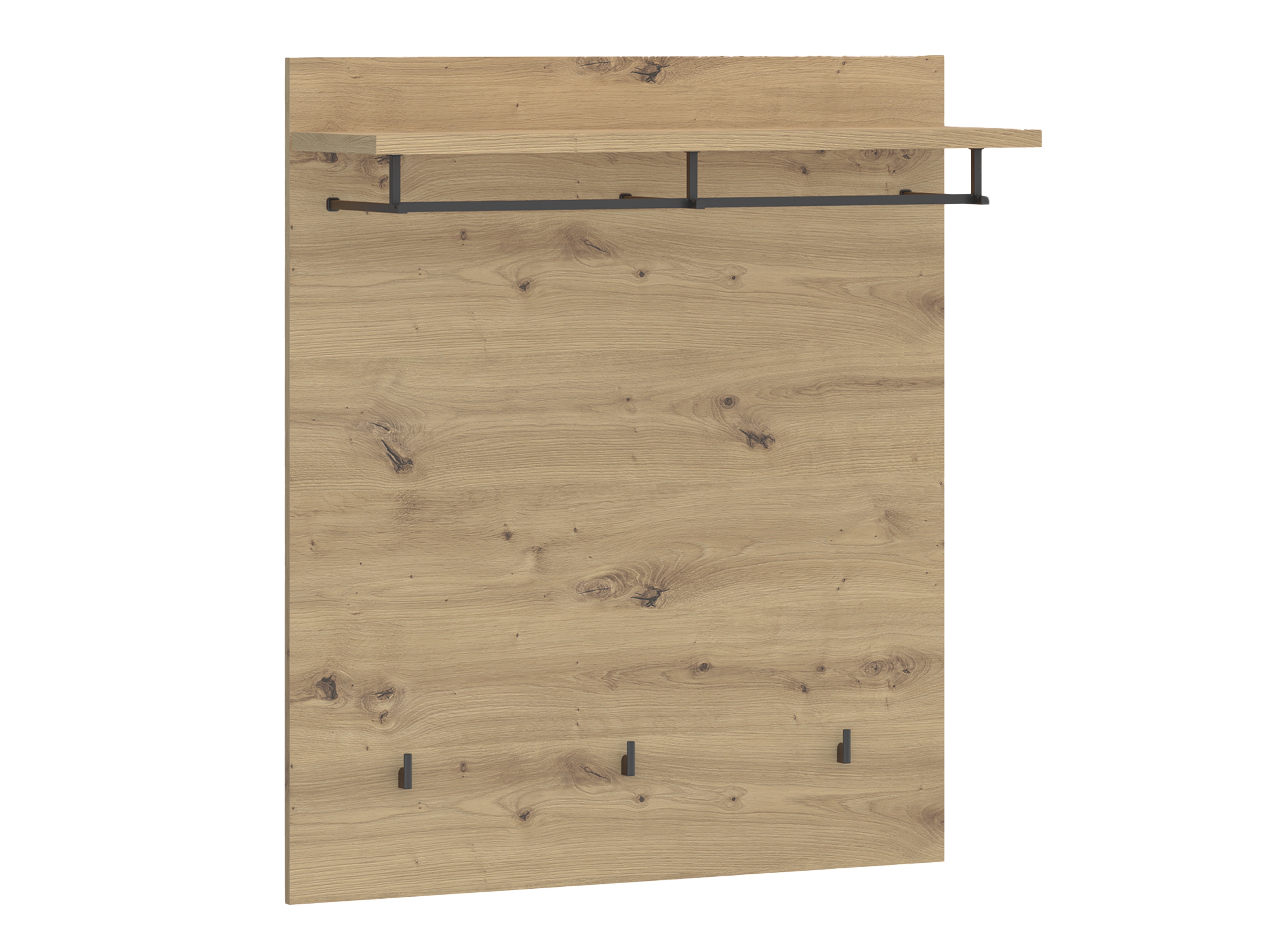 Meuble d'entrée Venlori 119 (Chêne Artisan + Anthracite)