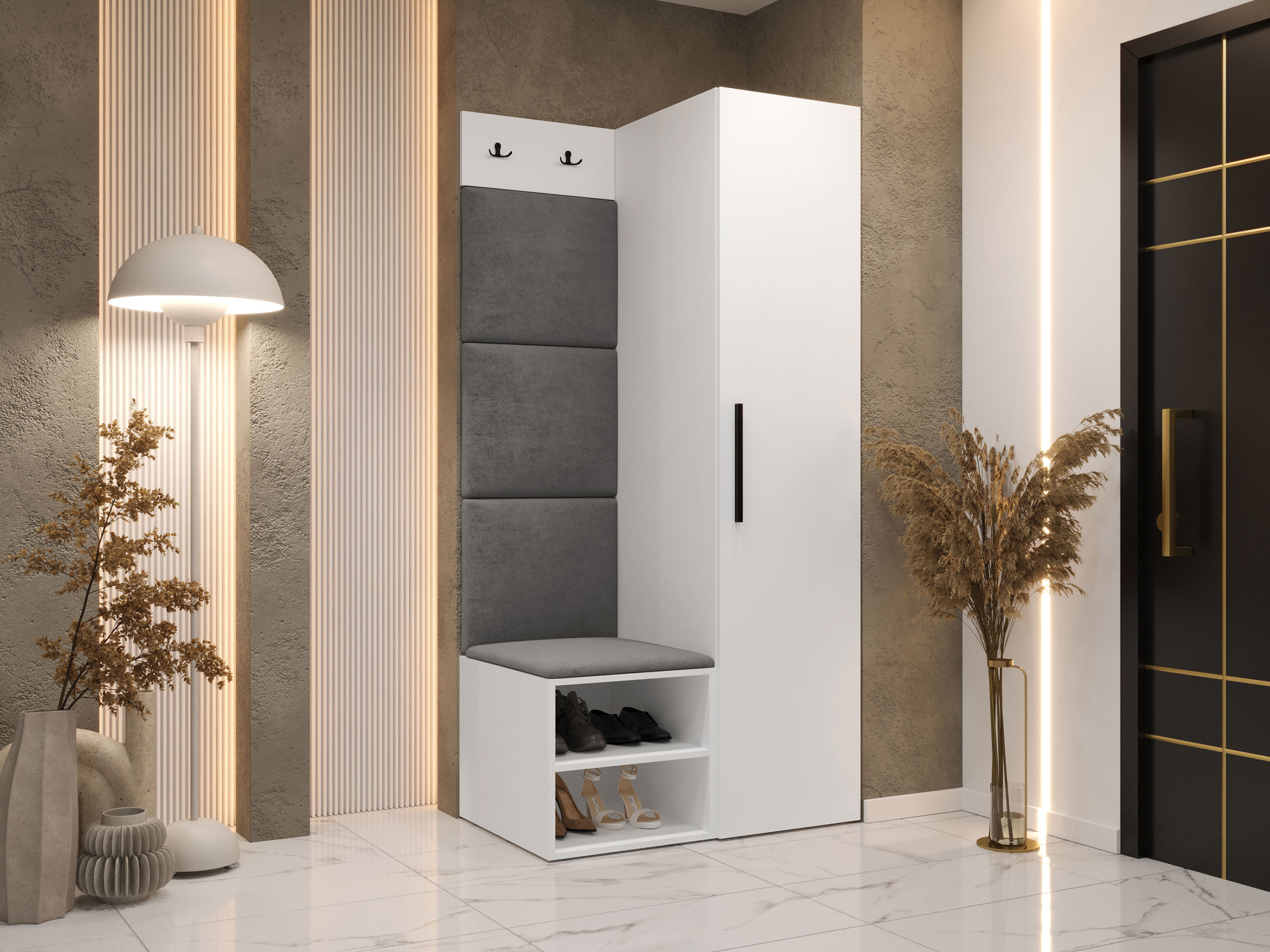 Meuble d'entrée Hartford 524 (Blanc)