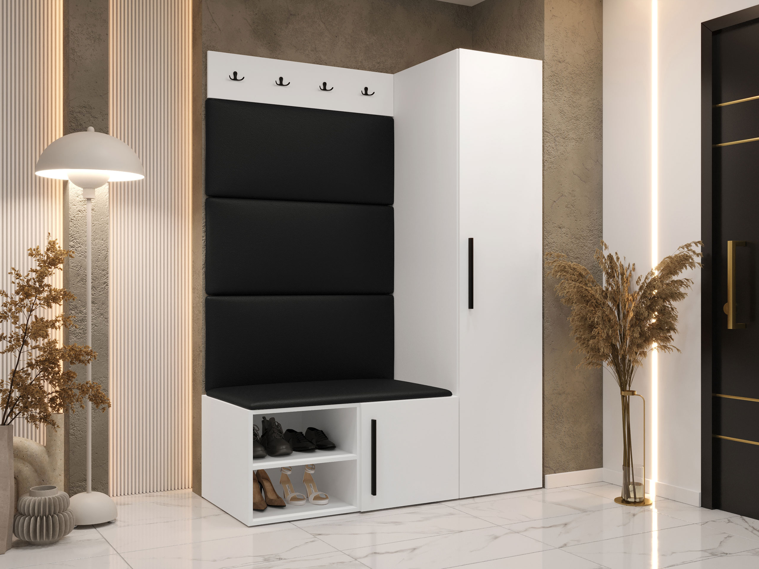 Meuble d'entrée Hartford 525 (Blanc)