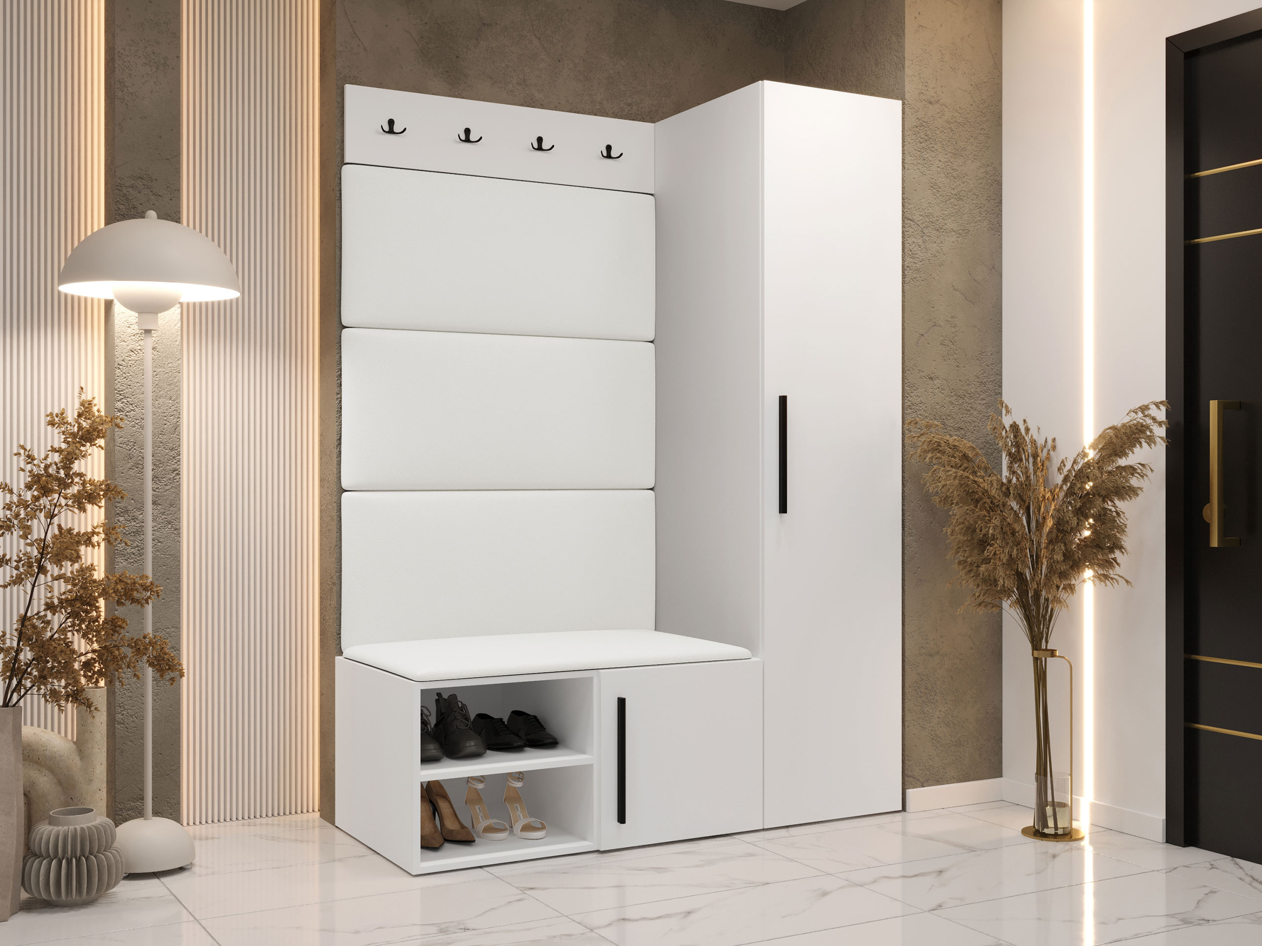 Meuble d'entrée Hartford 525 (Blanc)