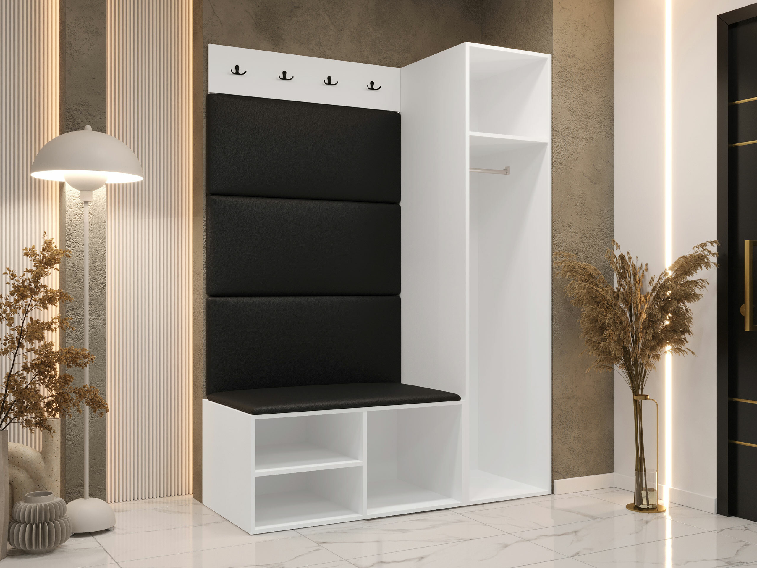 Meuble d'entrée Hartford 525 (Blanc)