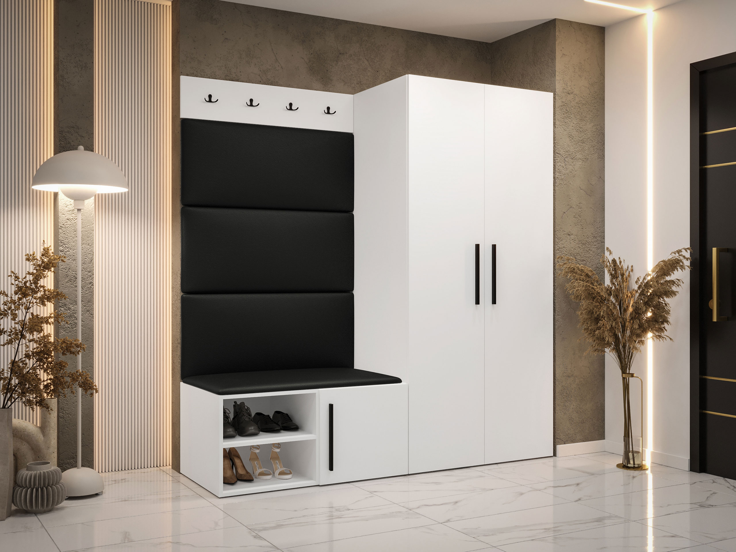 Meuble d'entrée Hartford 526 (Blanc)