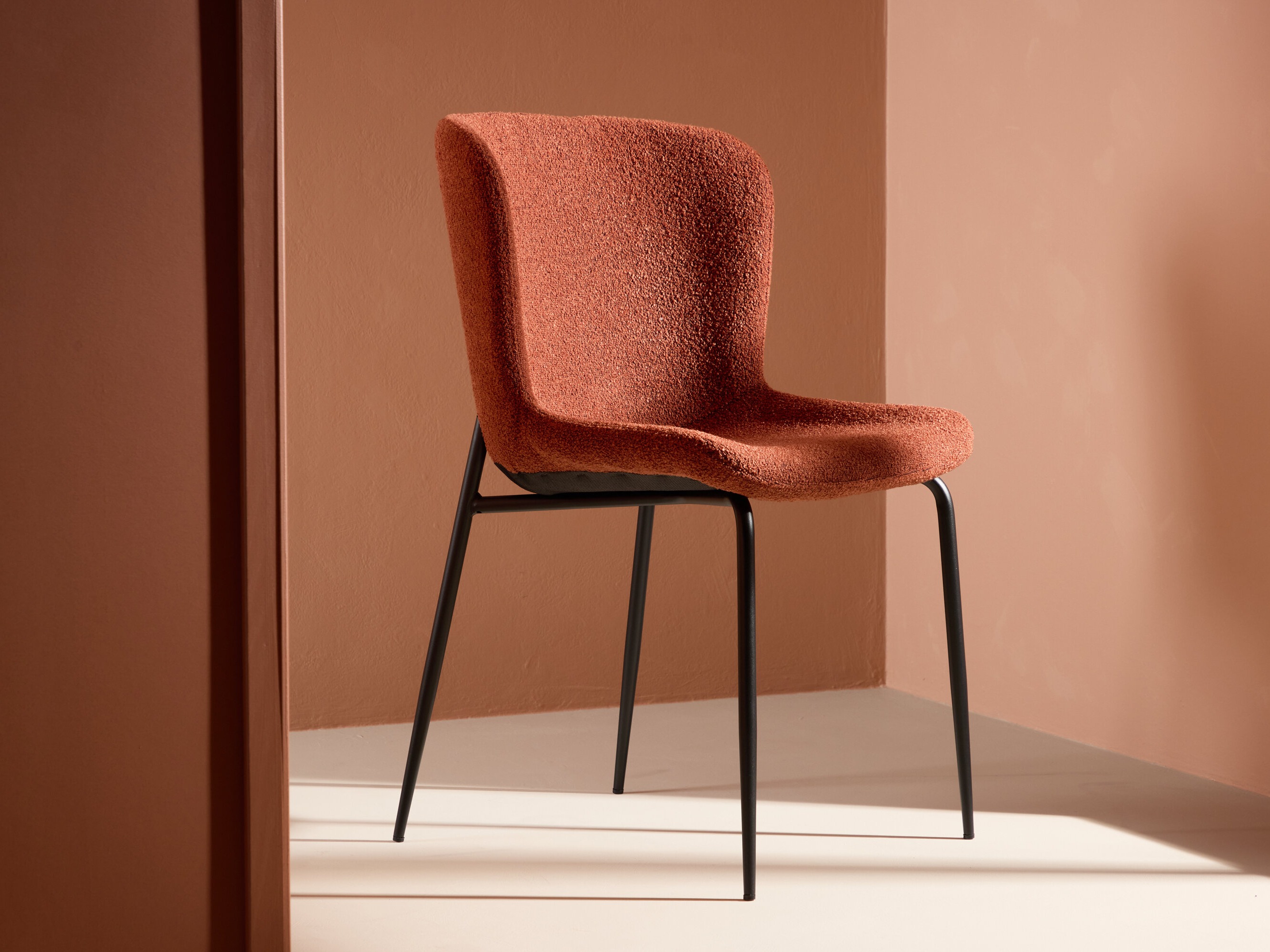 Chaise Dallas 3214 (Rouge + Noir)