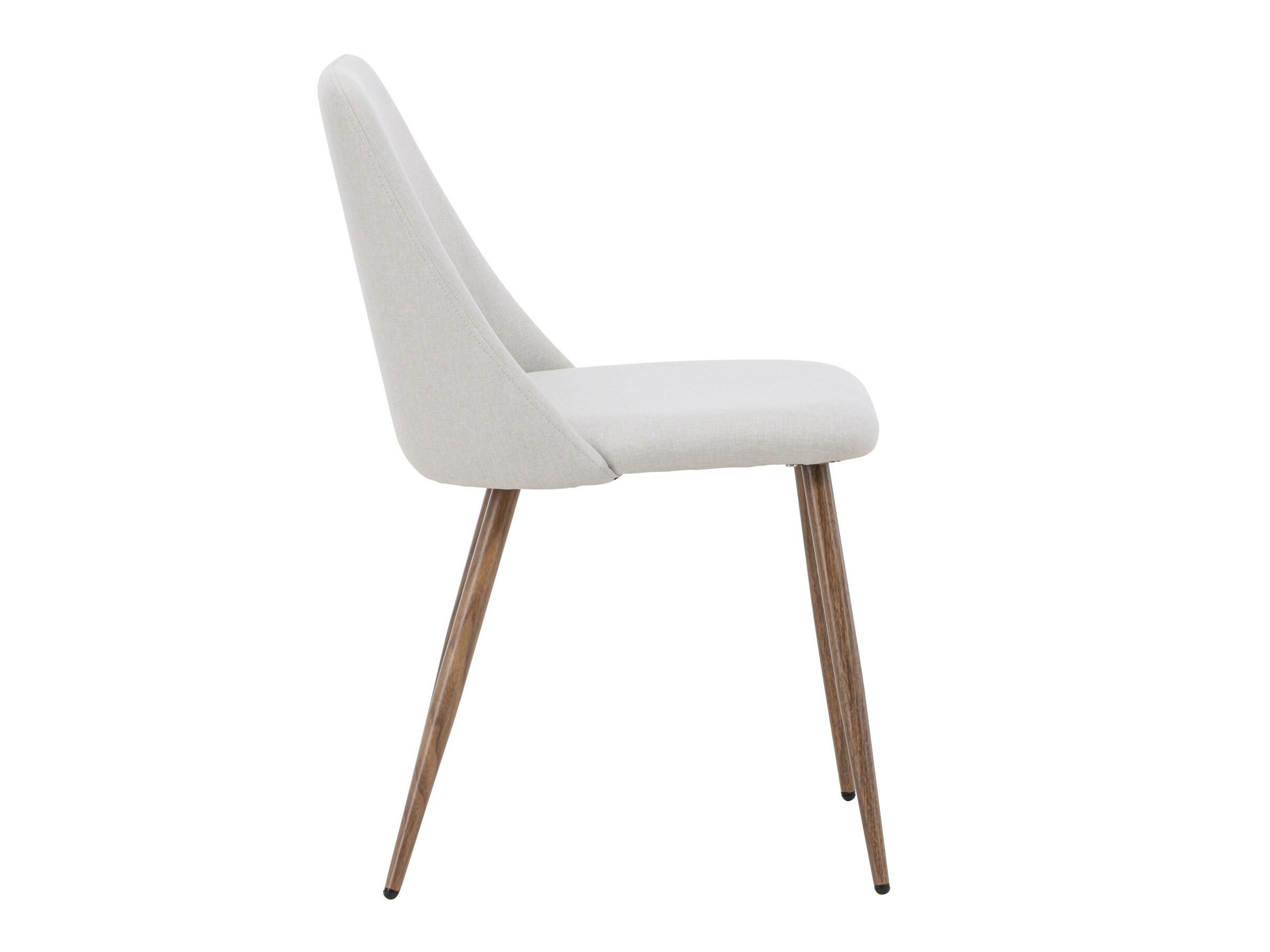 Chaise Dallas 3886 (Blanc + Marron)