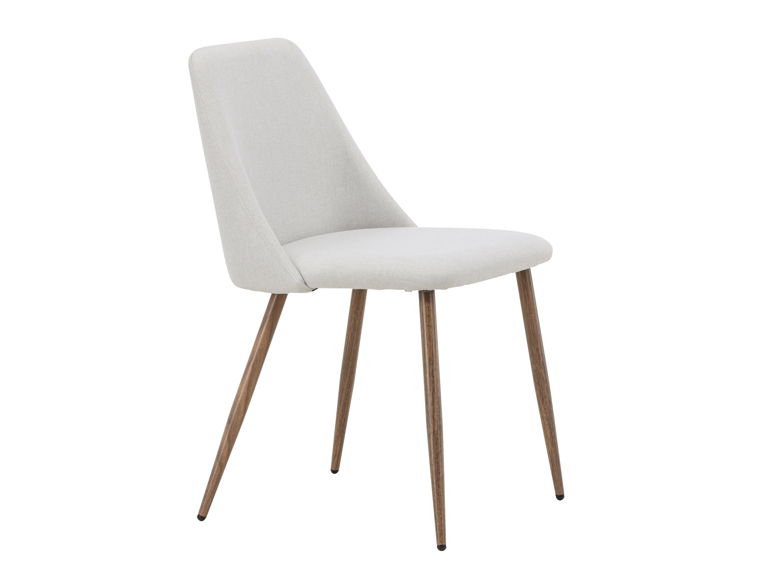 Chaise Dallas 3886 (Blanc + Marron)