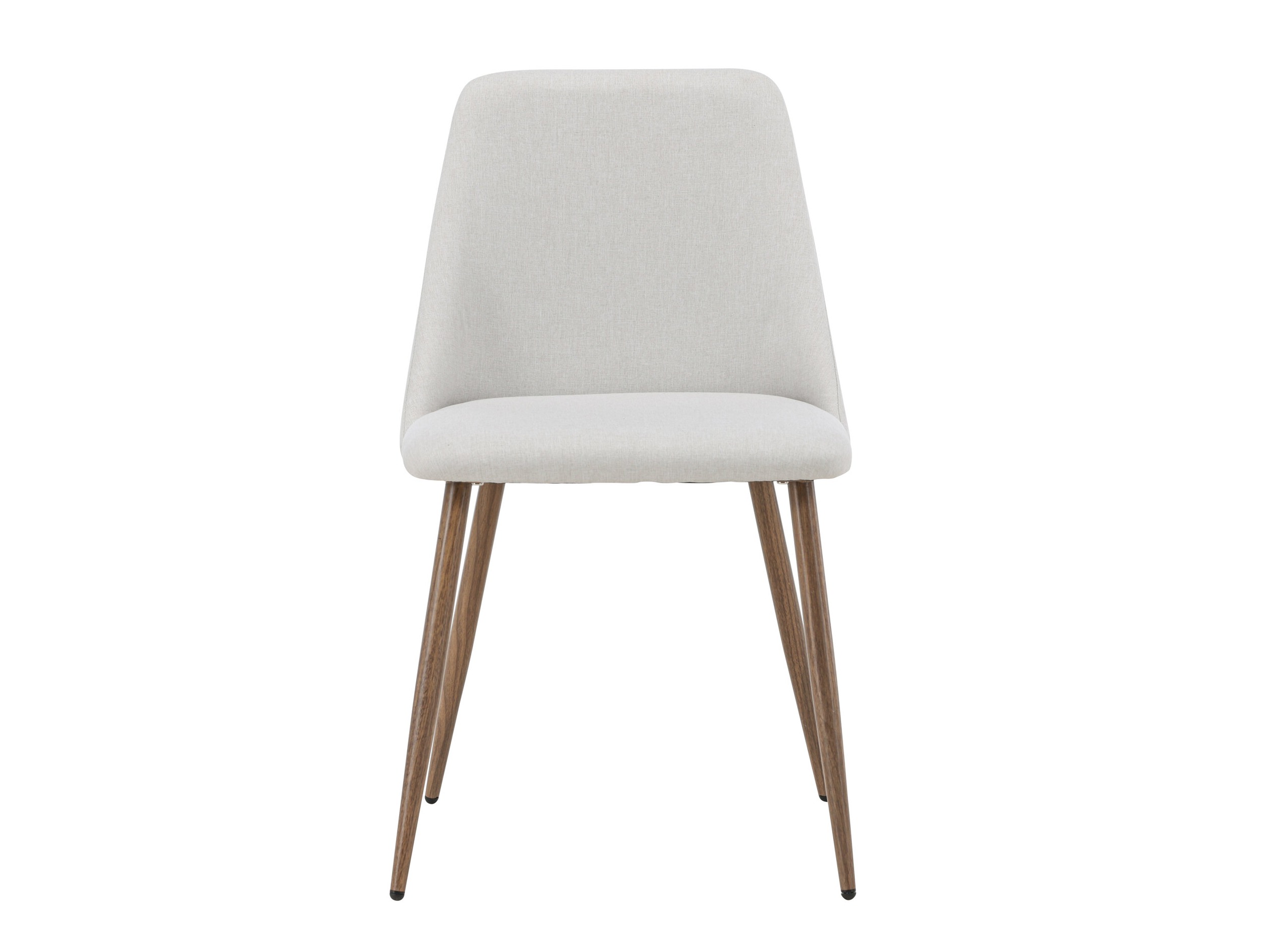 Chaise Dallas 3886 (Blanc + Marron)