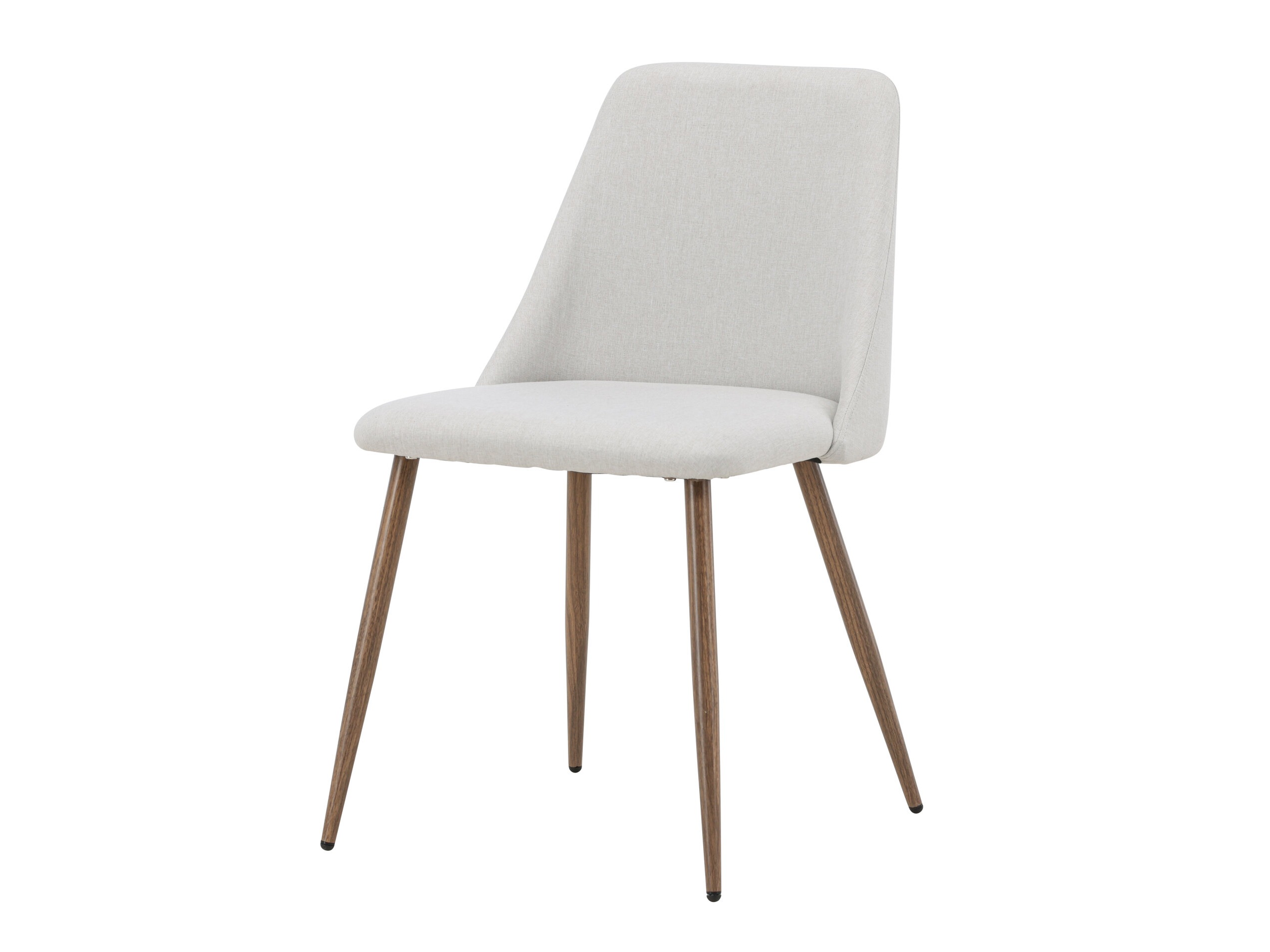 Chaise Dallas 3886 (Blanc + Marron)