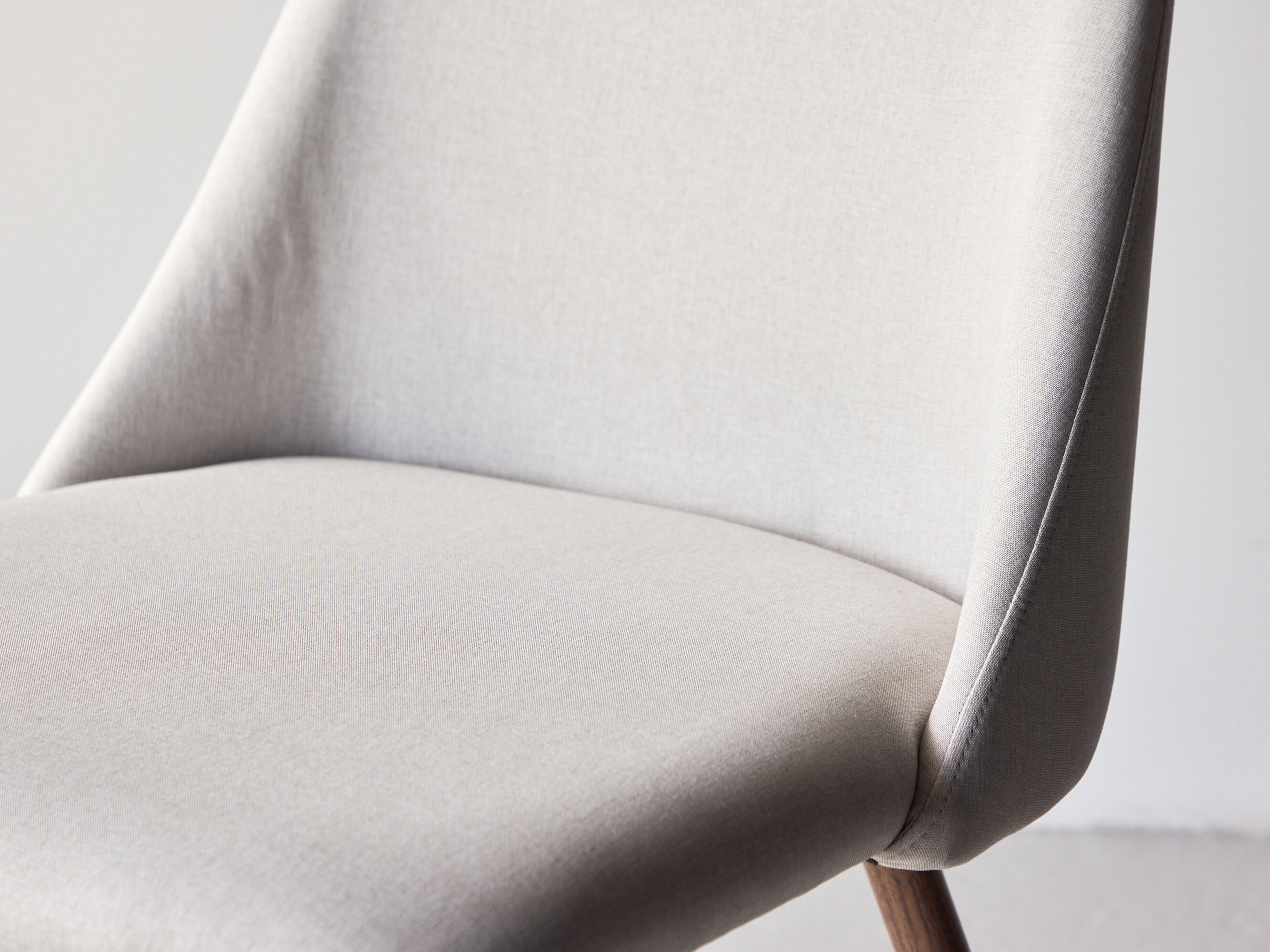 Chaise Dallas 3886 (Blanc + Marron)