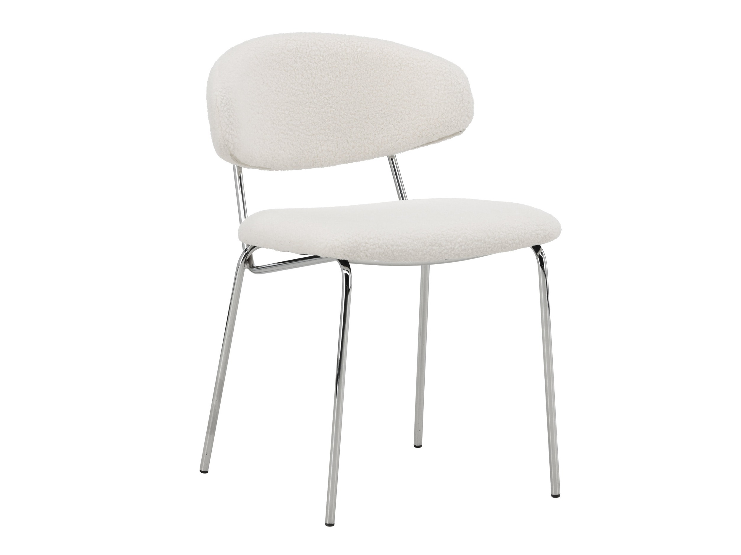 Chaise Dallas 4533 (Blanc + Argent)
