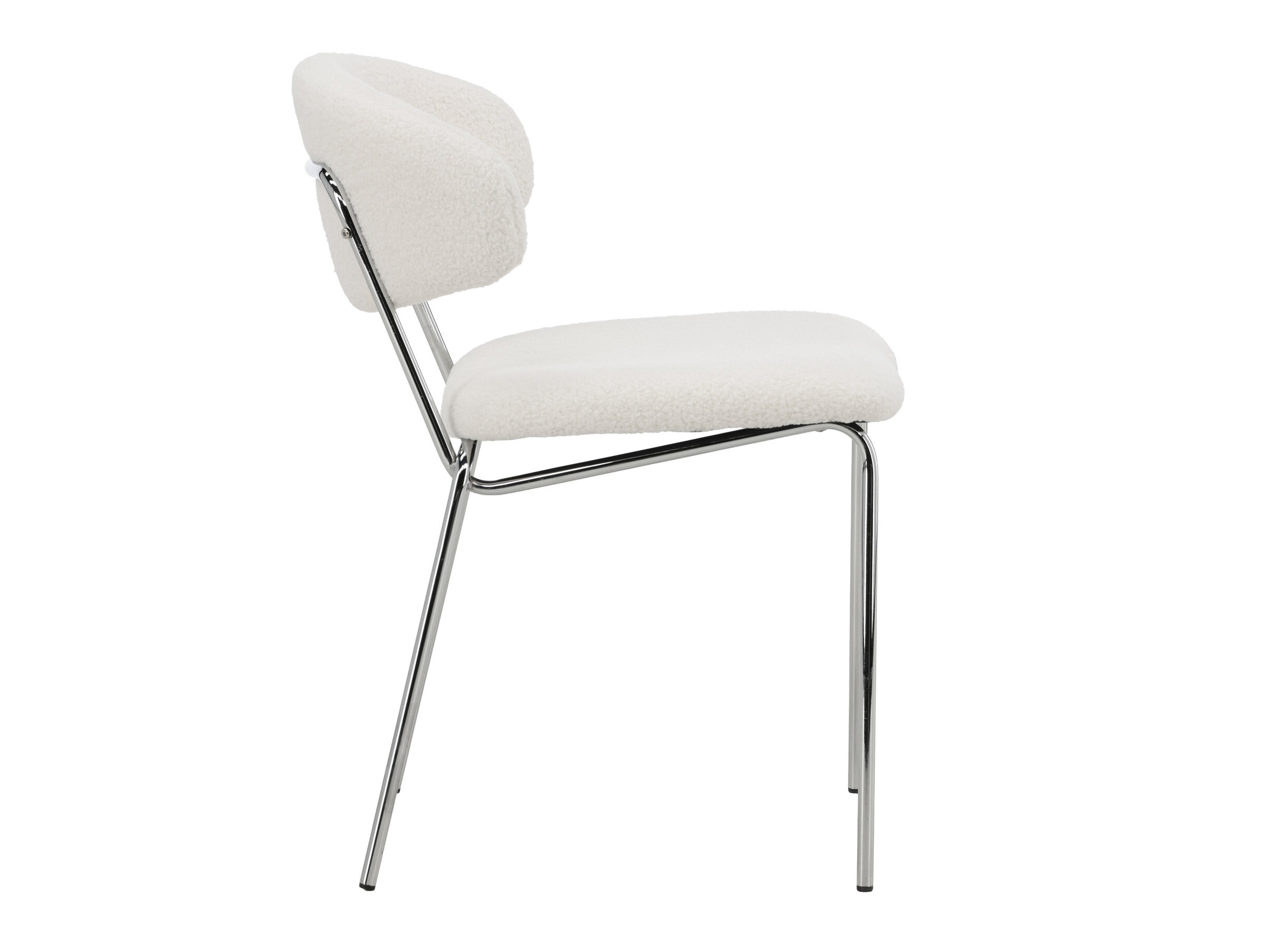 Chaise Dallas 4533 (Blanc + Argent)