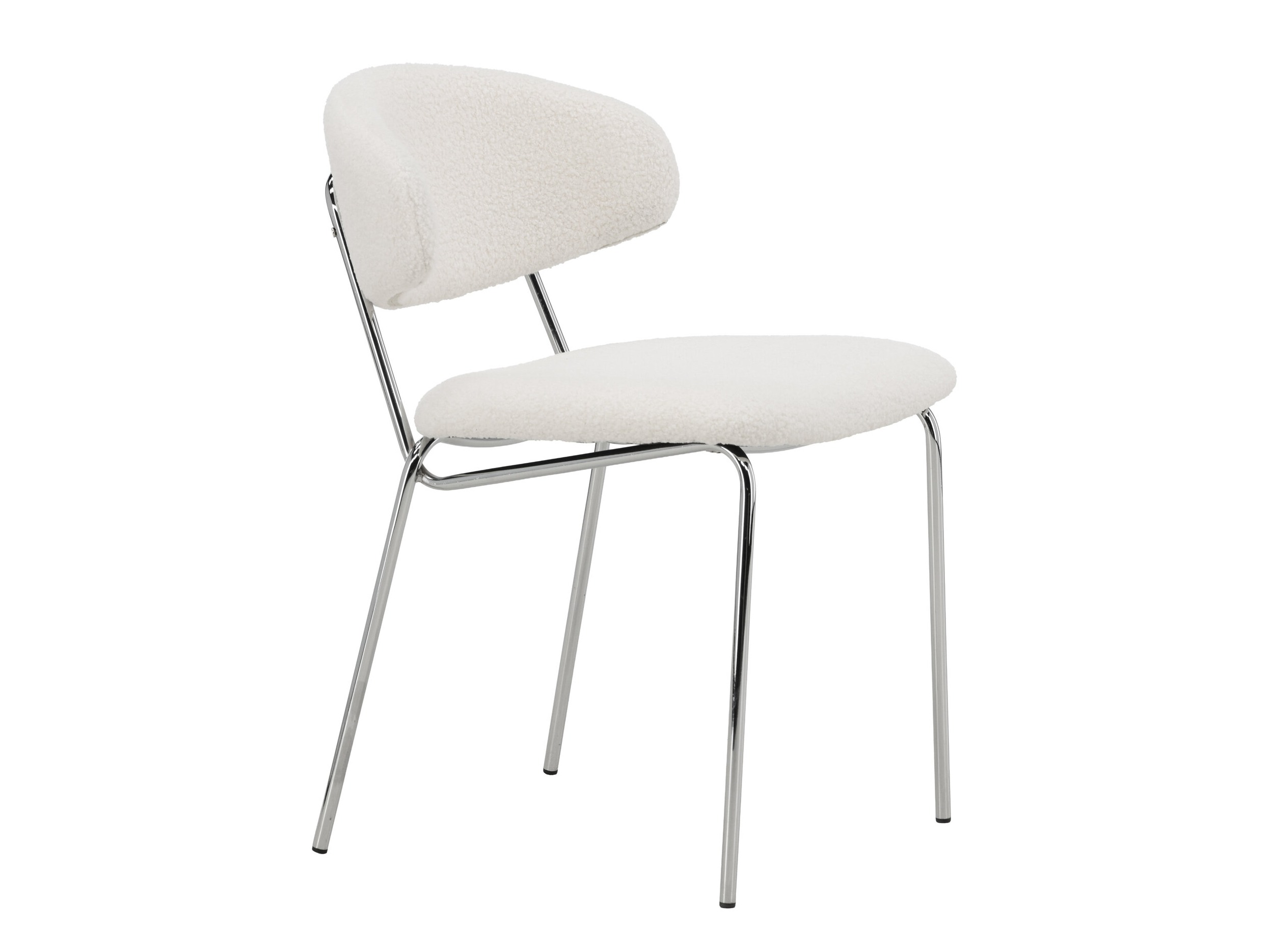Chaise Dallas 4533 (Blanc + Argent)