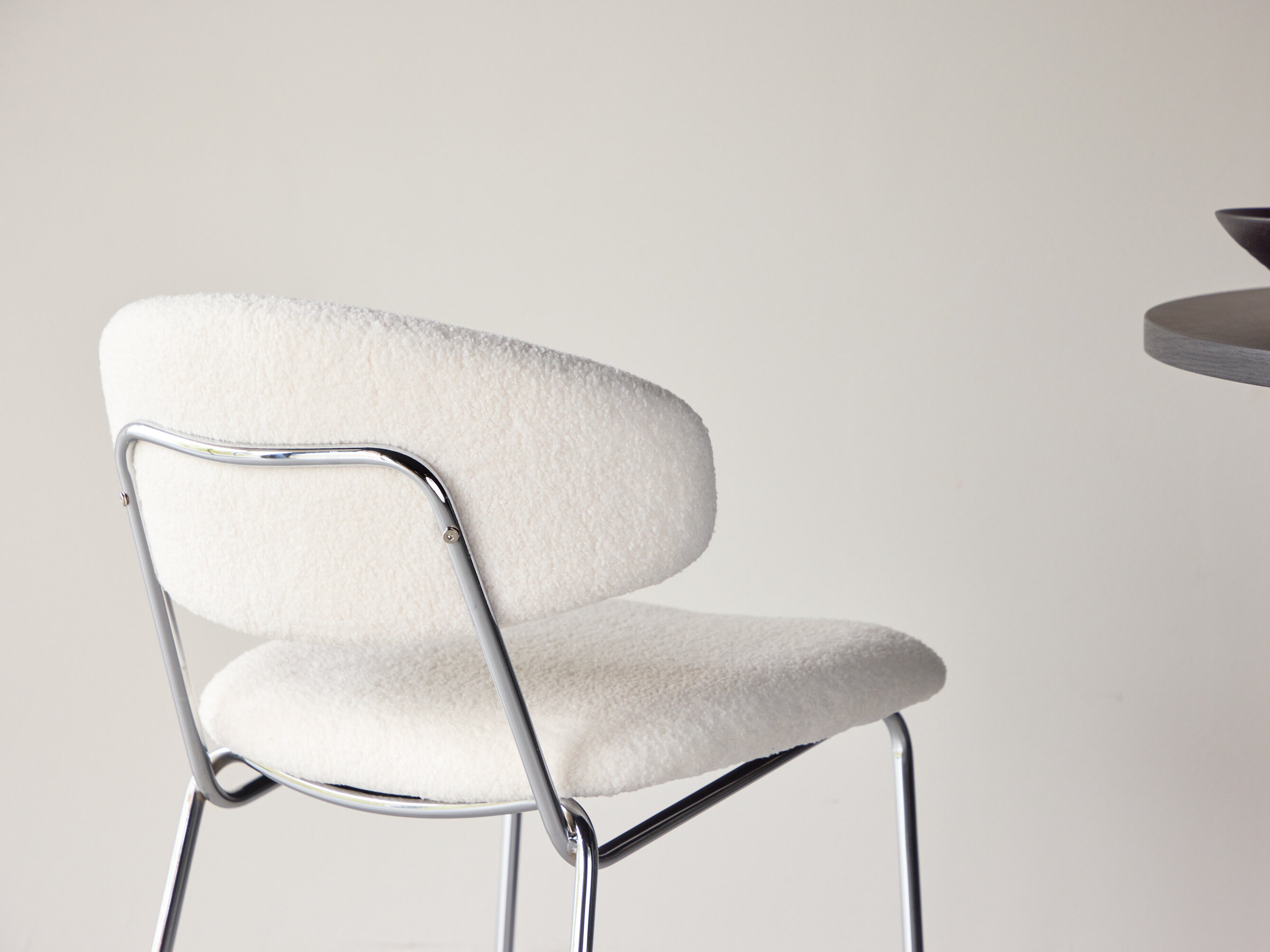 Chaise Dallas 4533 (Blanc + Argent)