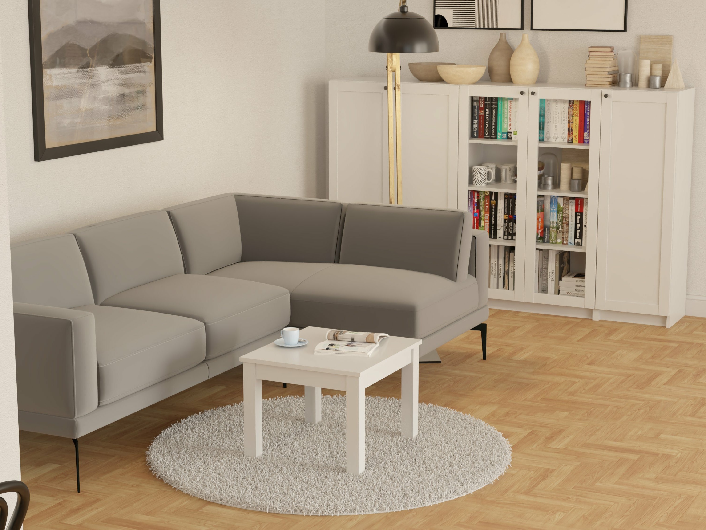 Table basse Bristol 225 (Blanc)