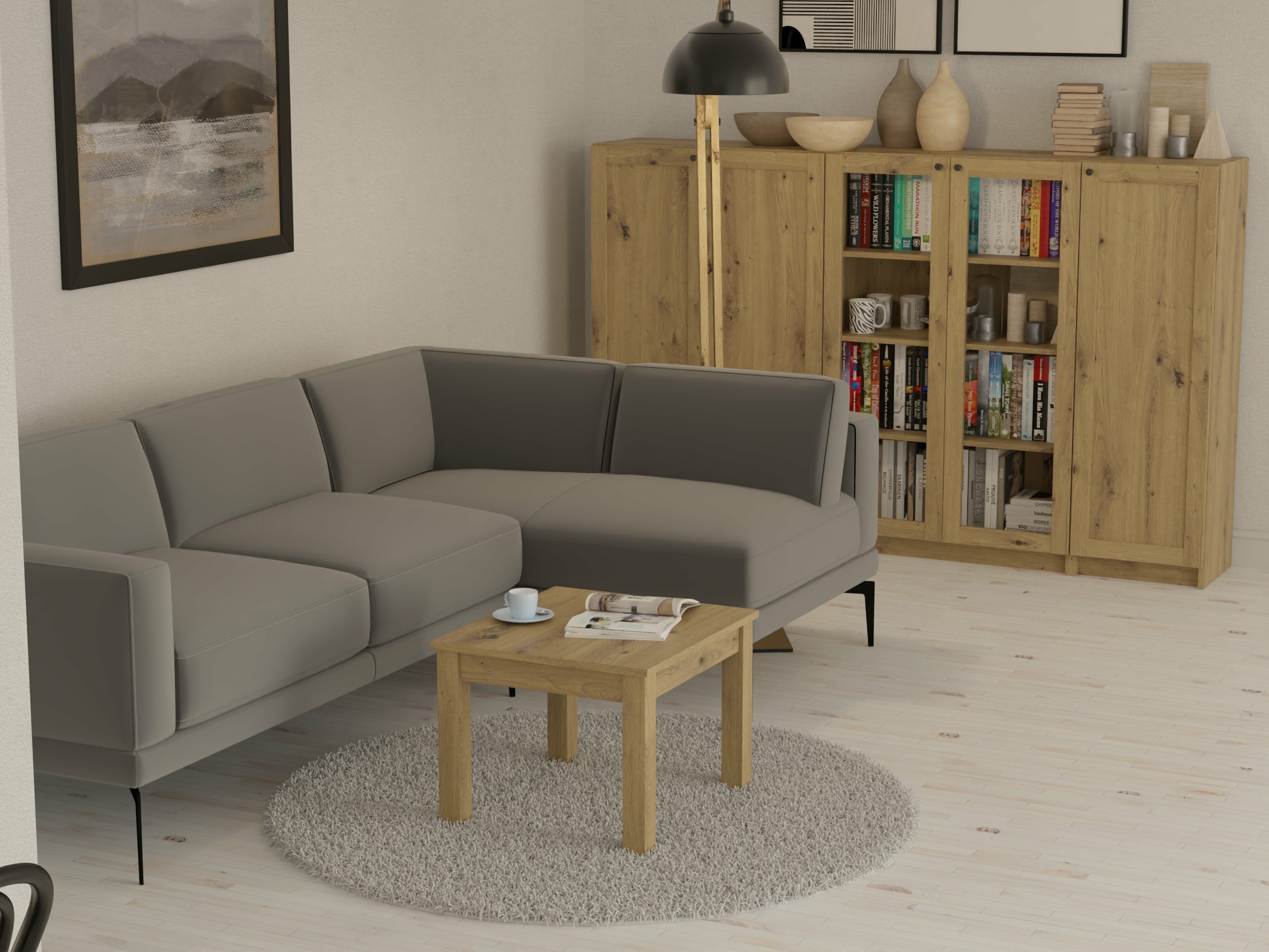 Table basse Bristol 225 (Chêne Artisan)