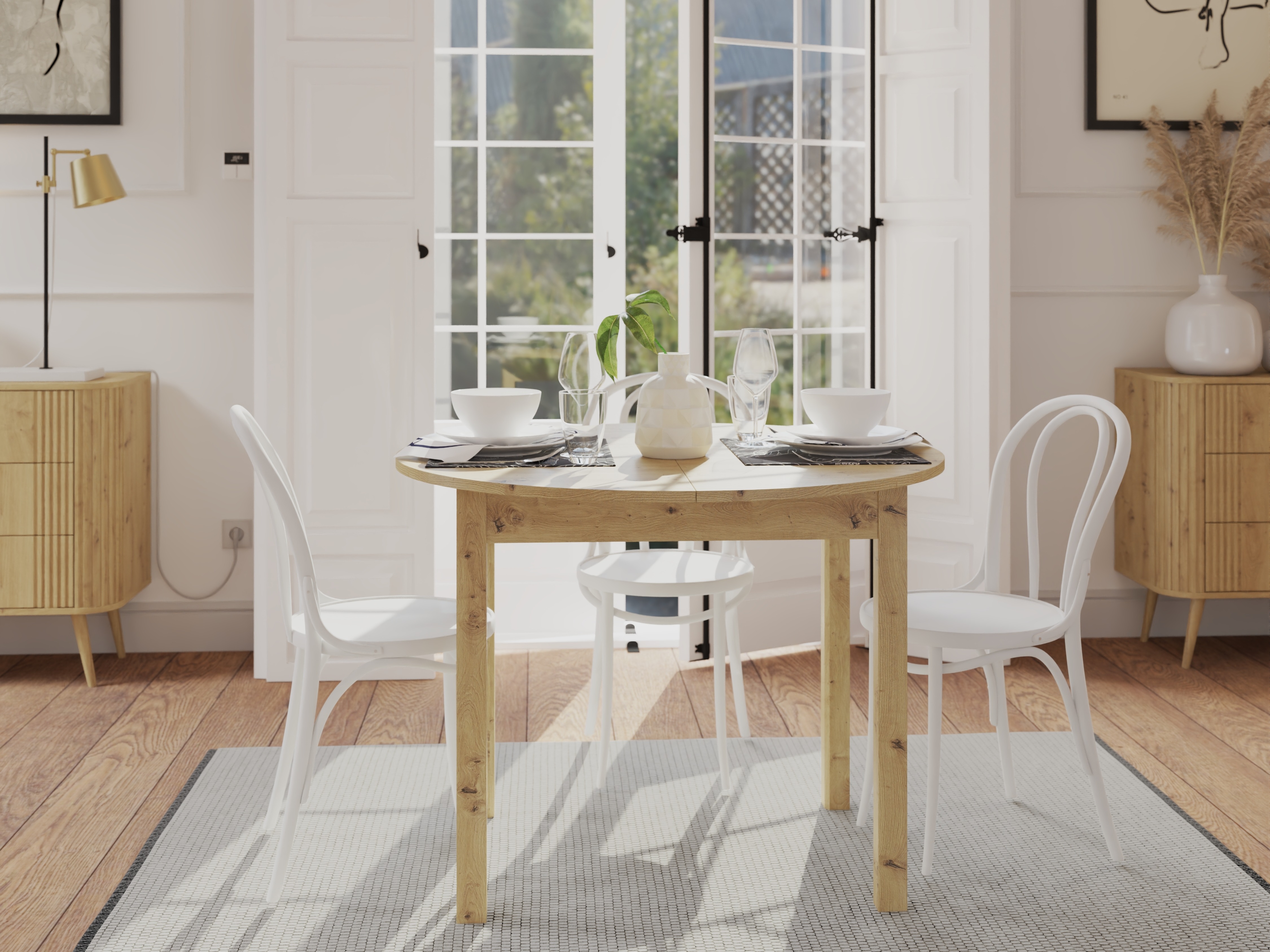 Table Bristol 226 (Chêne Artisan)