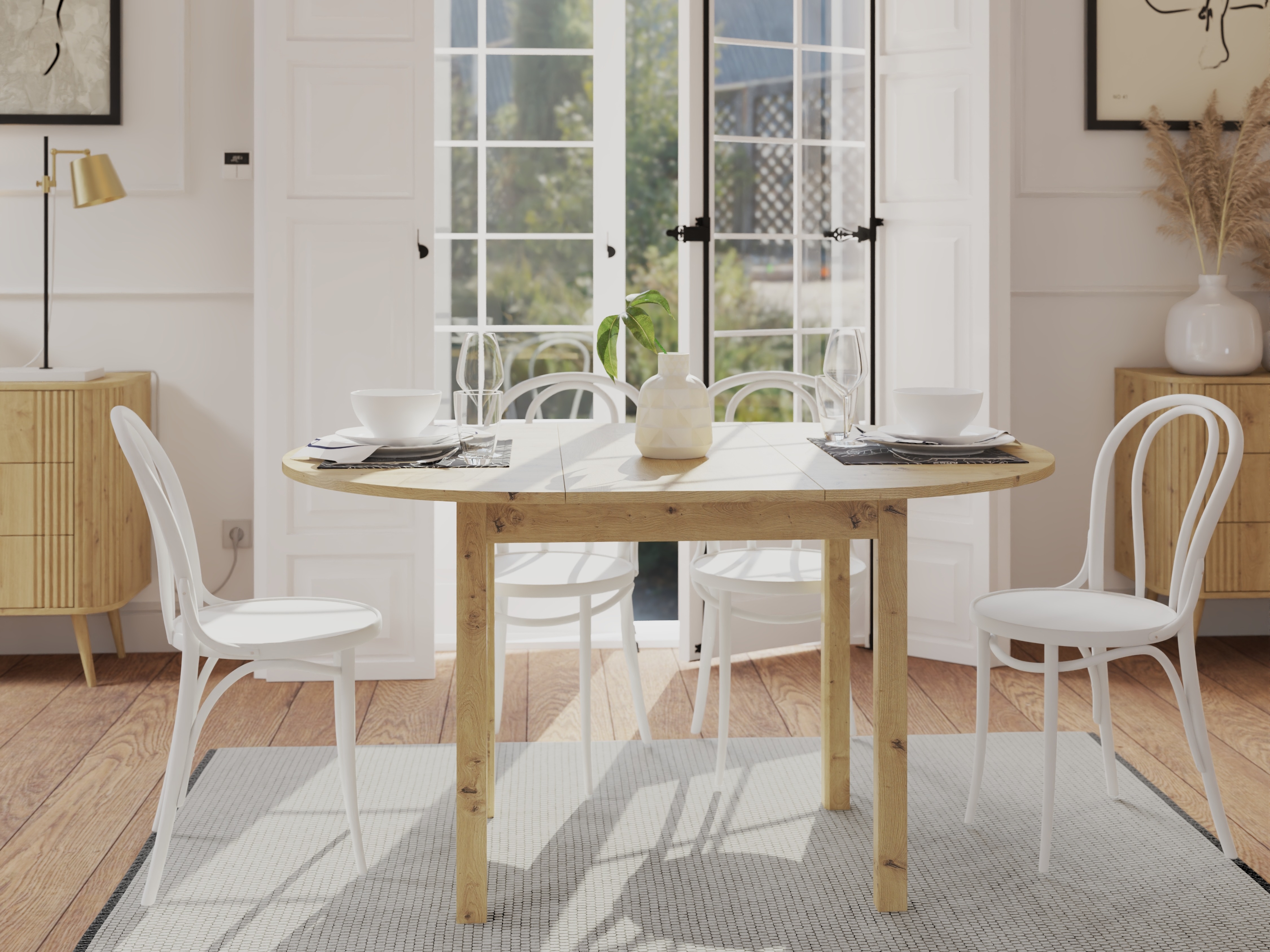 Table Bristol 226 (Chêne Artisan)