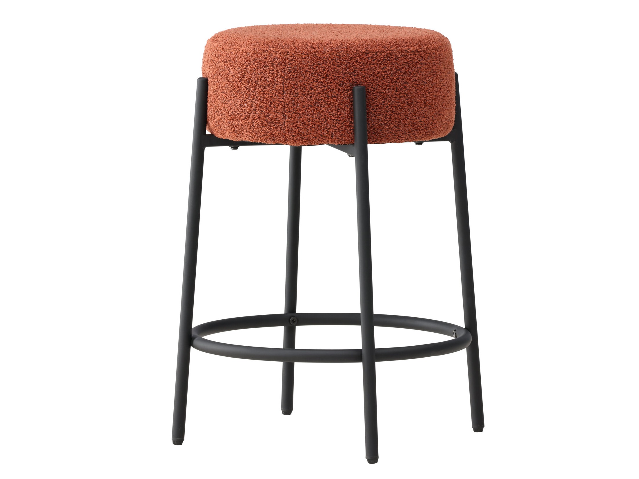 Chaise de bar Dallas 4891 (Noir + Rouge)