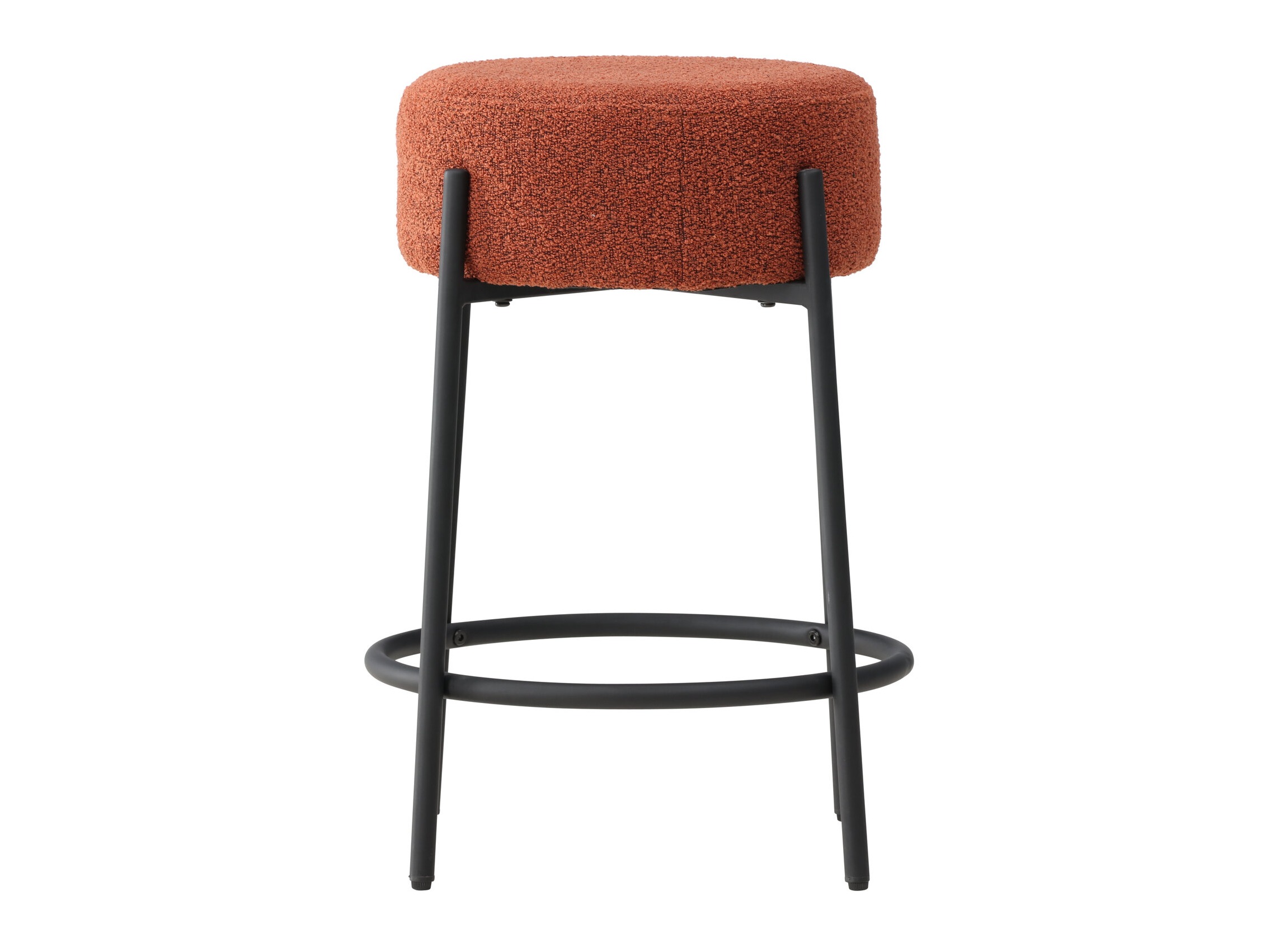 Chaise de bar Dallas 4891 (Noir + Rouge)