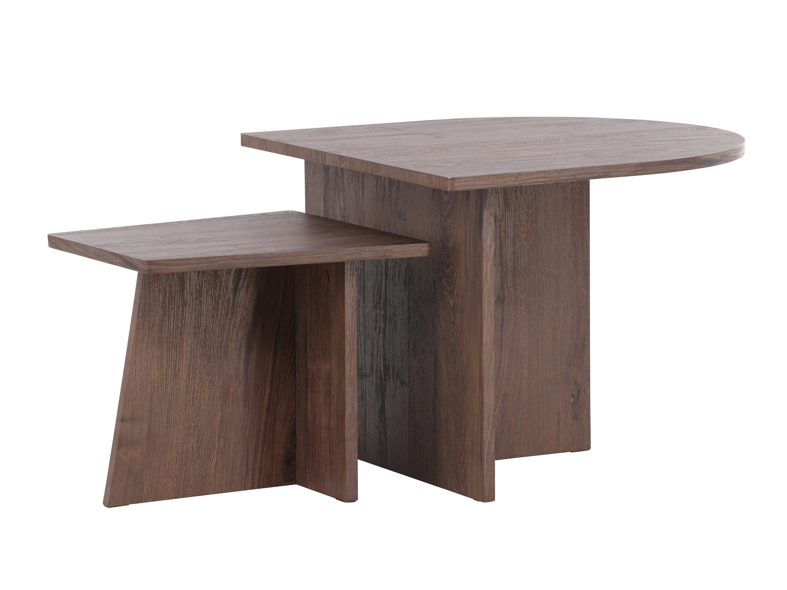 Ensemble tables basses Dallas 4880 (Brun foncé)