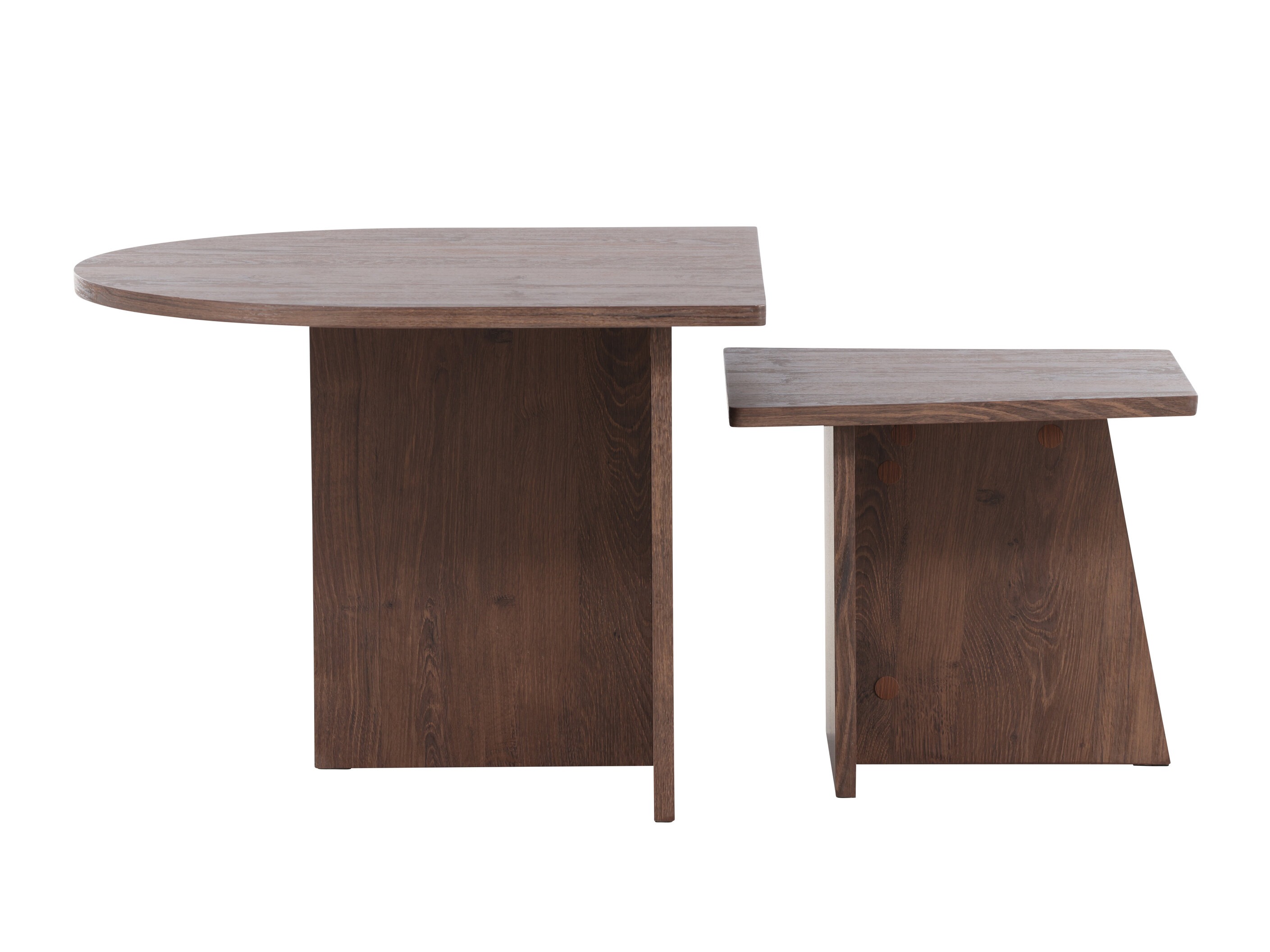 Ensemble tables basses Dallas 4880 (Brun foncé)