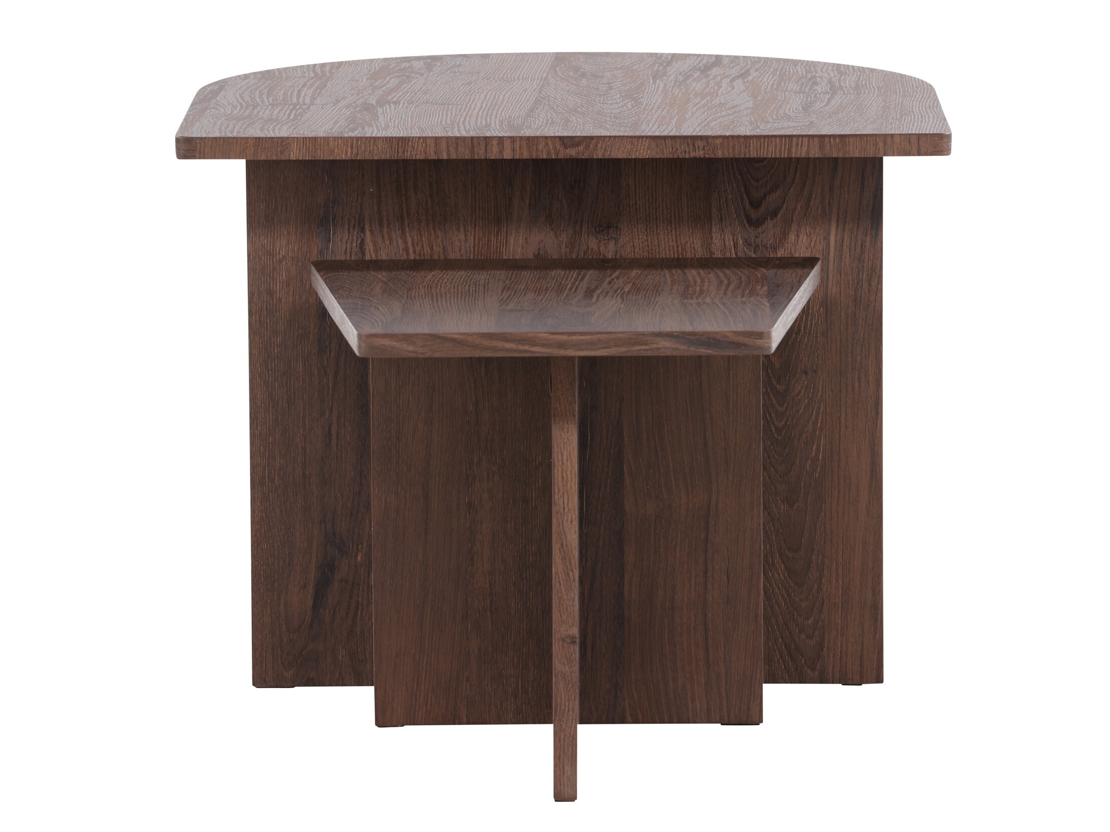 Ensemble tables basses Dallas 4880 (Brun foncé)
