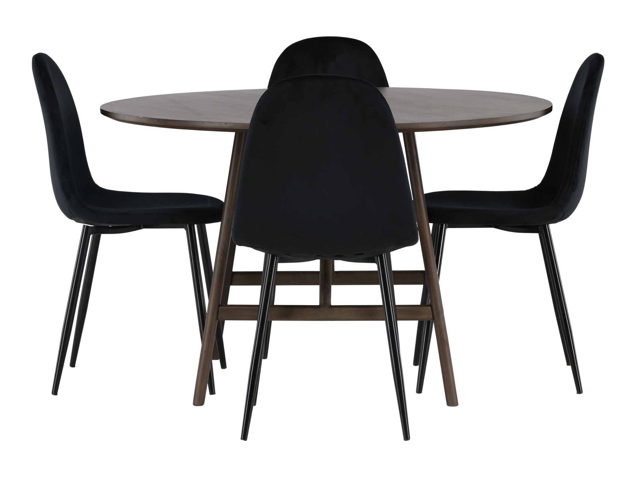 Salle à manger complète Dallas 4887 (Noir)