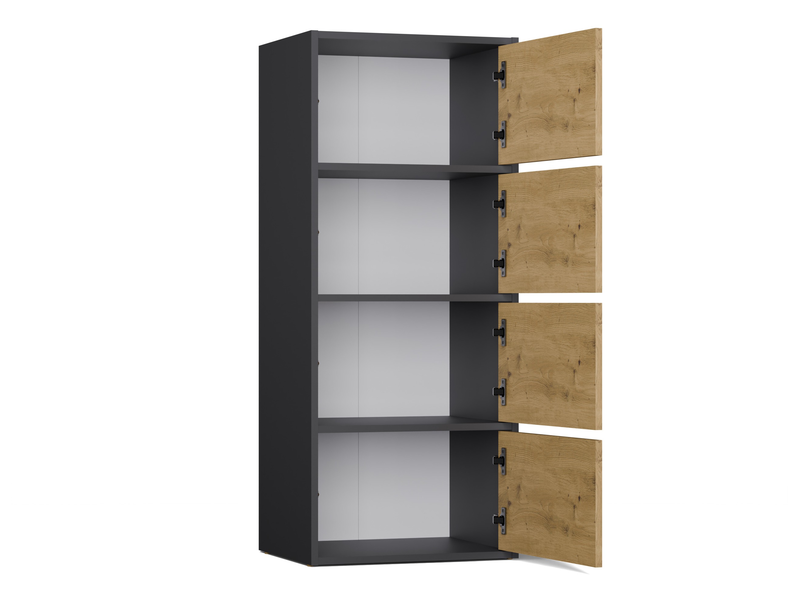 Buffet Mandeville 298 (Anthracite + Chêne Artisan)