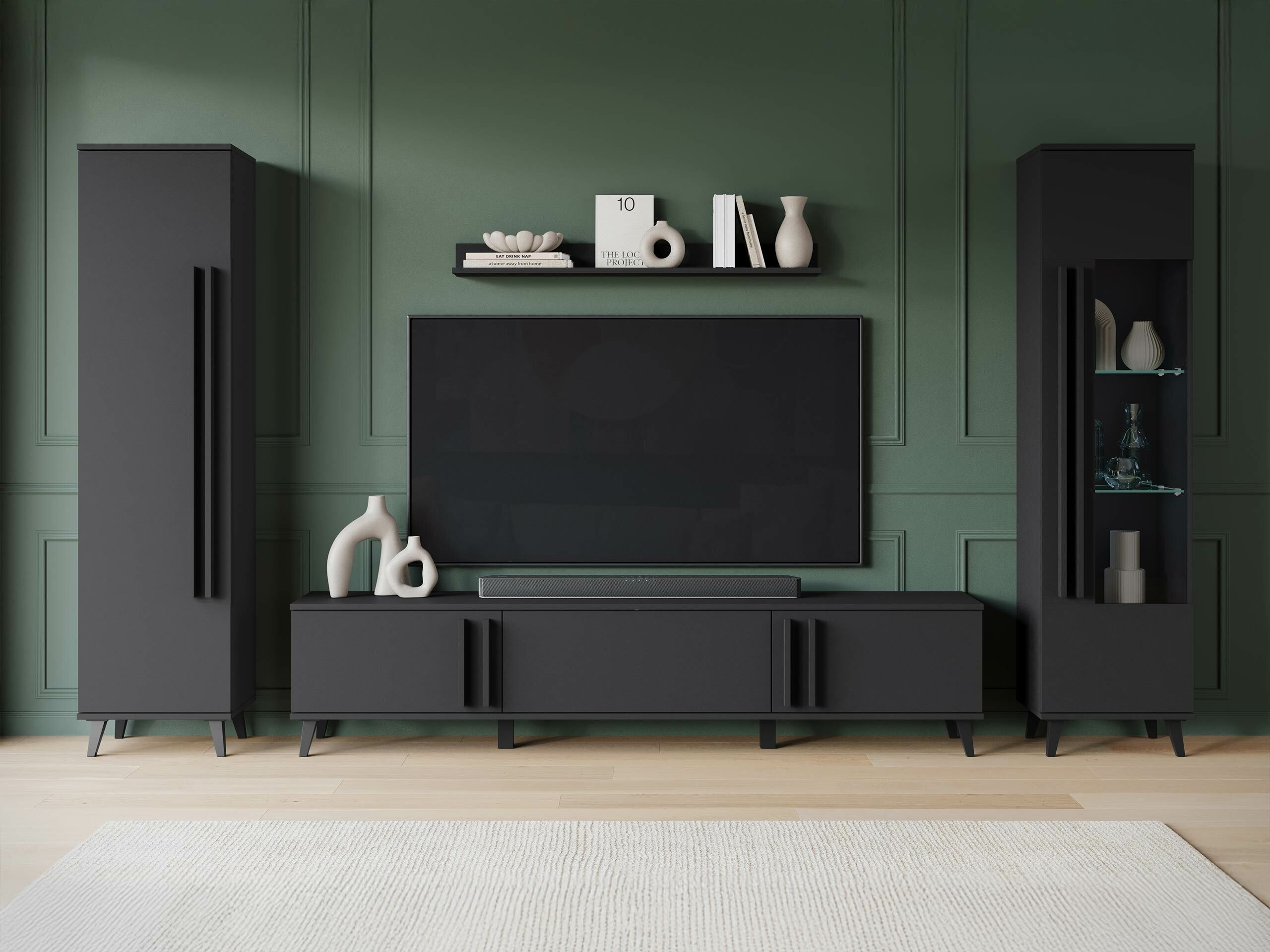 Meuble TV Facetor (Graphite)