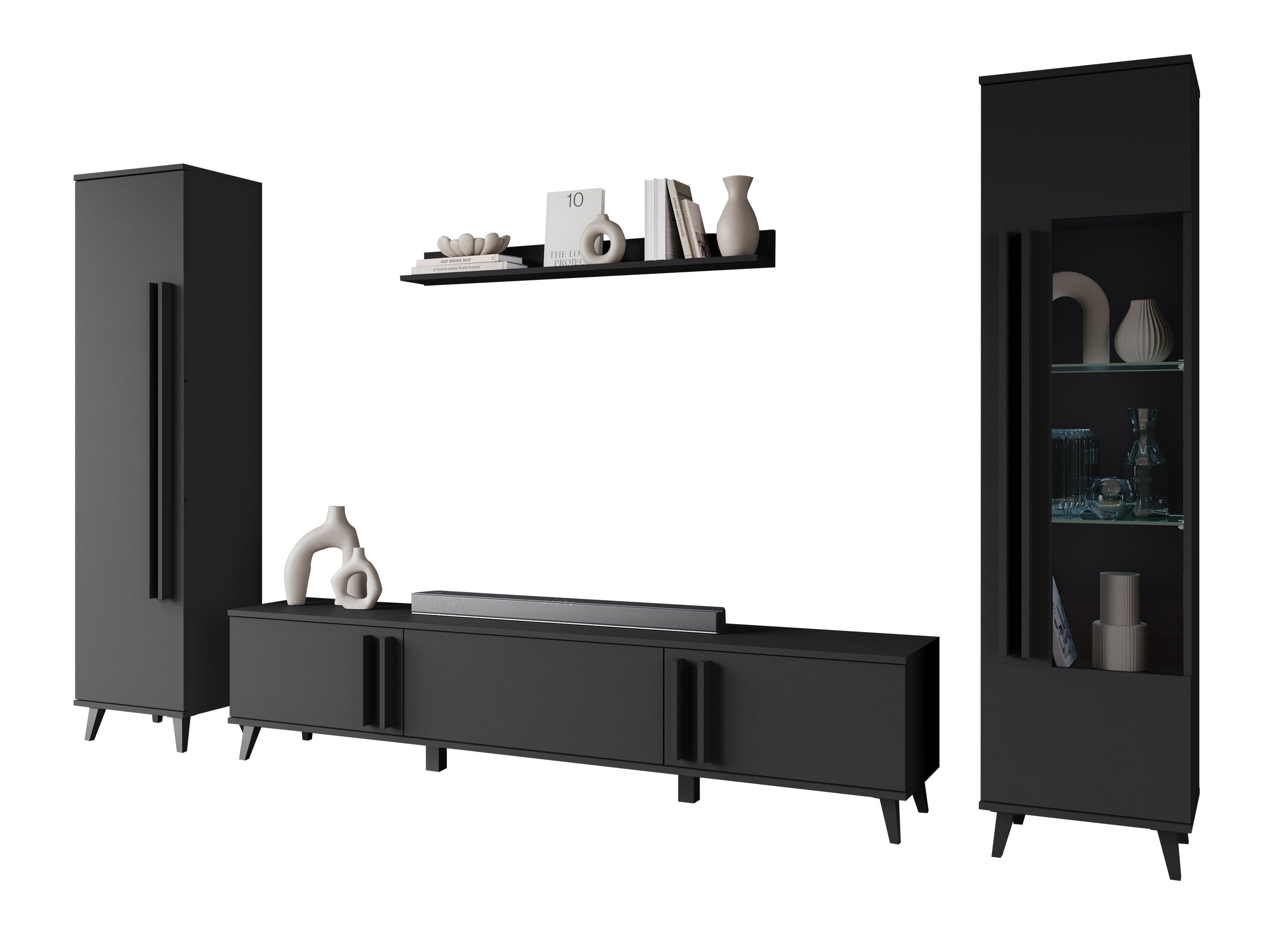 Ensemble de salon Facetor II (Graphite)