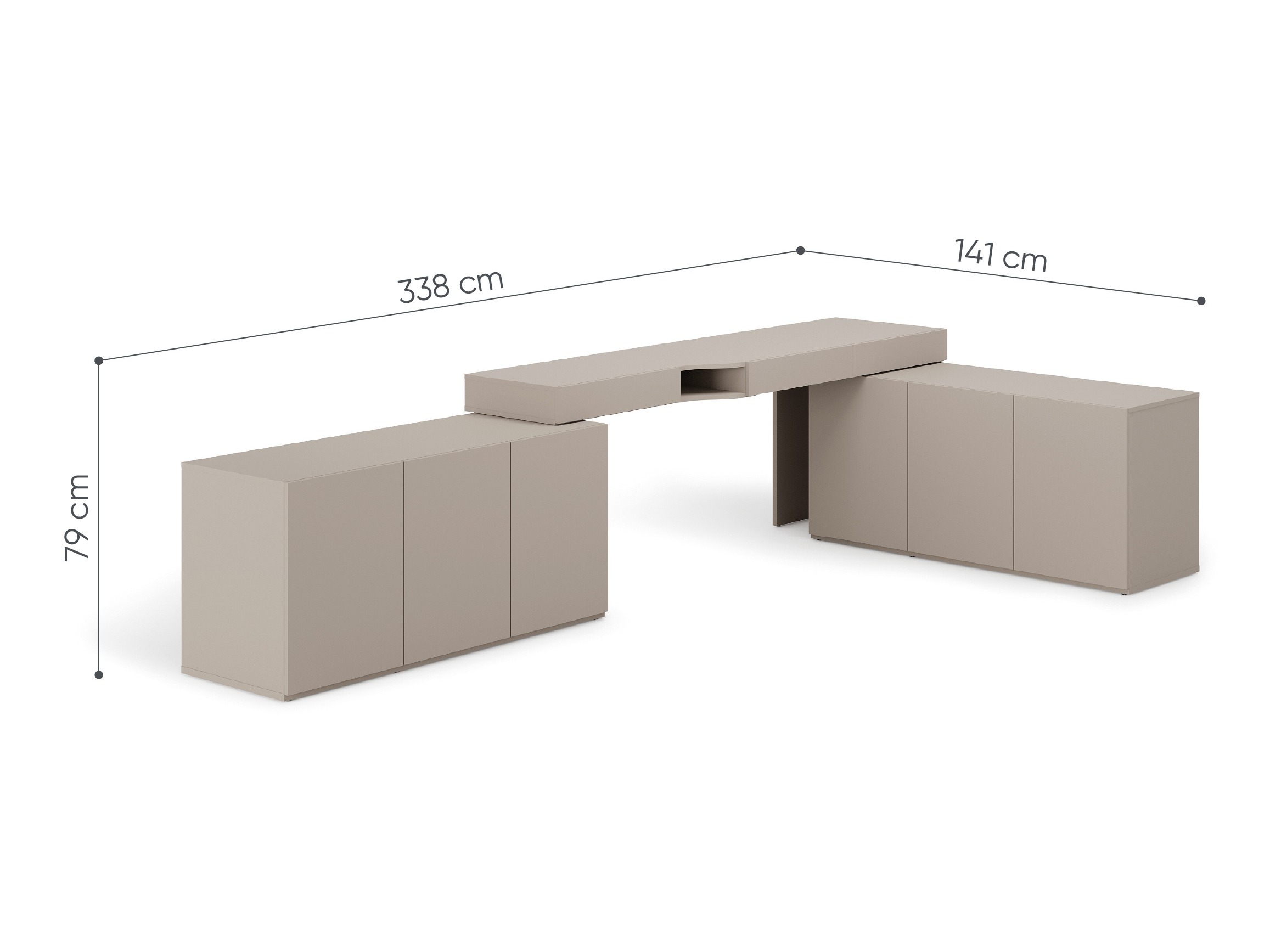 Bureau d'angle Evareve 115 (Droit)
