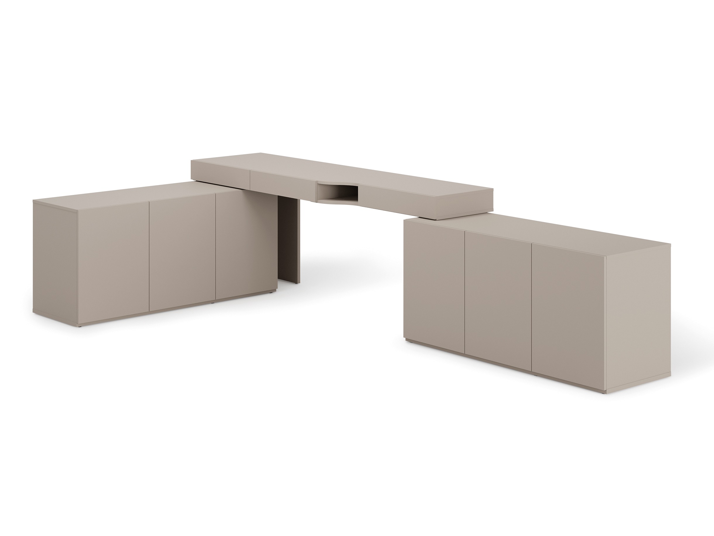 Bureau d'angle Evareve 115 (Gauche)