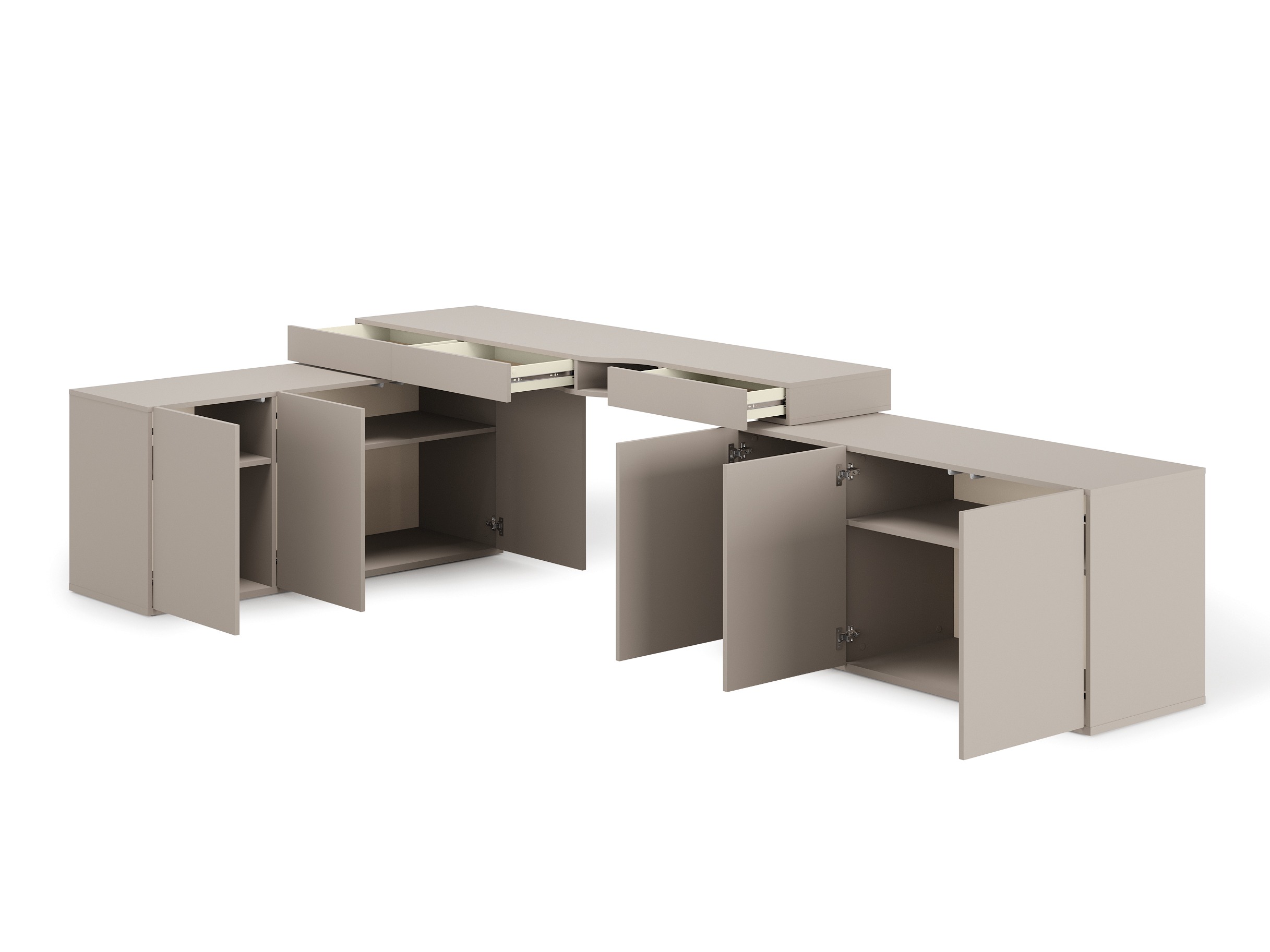 Bureau d'angle Evareve 115 (Gauche)